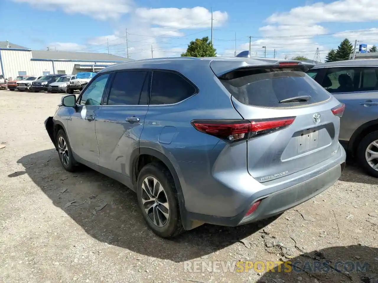 3 Photograph of a damaged car 5TDHZRBH7MS139190 TOYOTA HIGHLANDER 2021