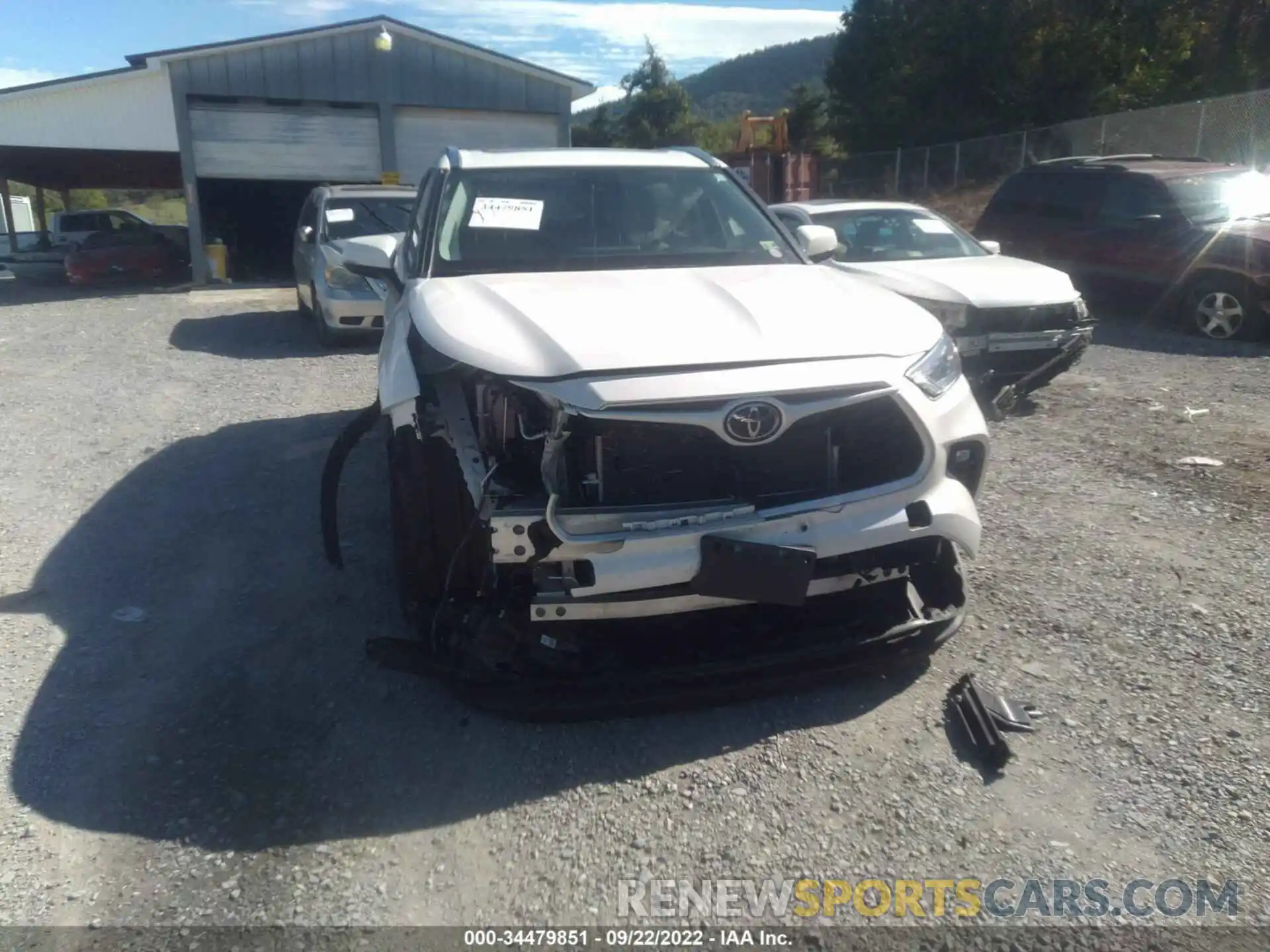 6 Photograph of a damaged car 5TDHZRBH7MS547673 TOYOTA HIGHLANDER 2021