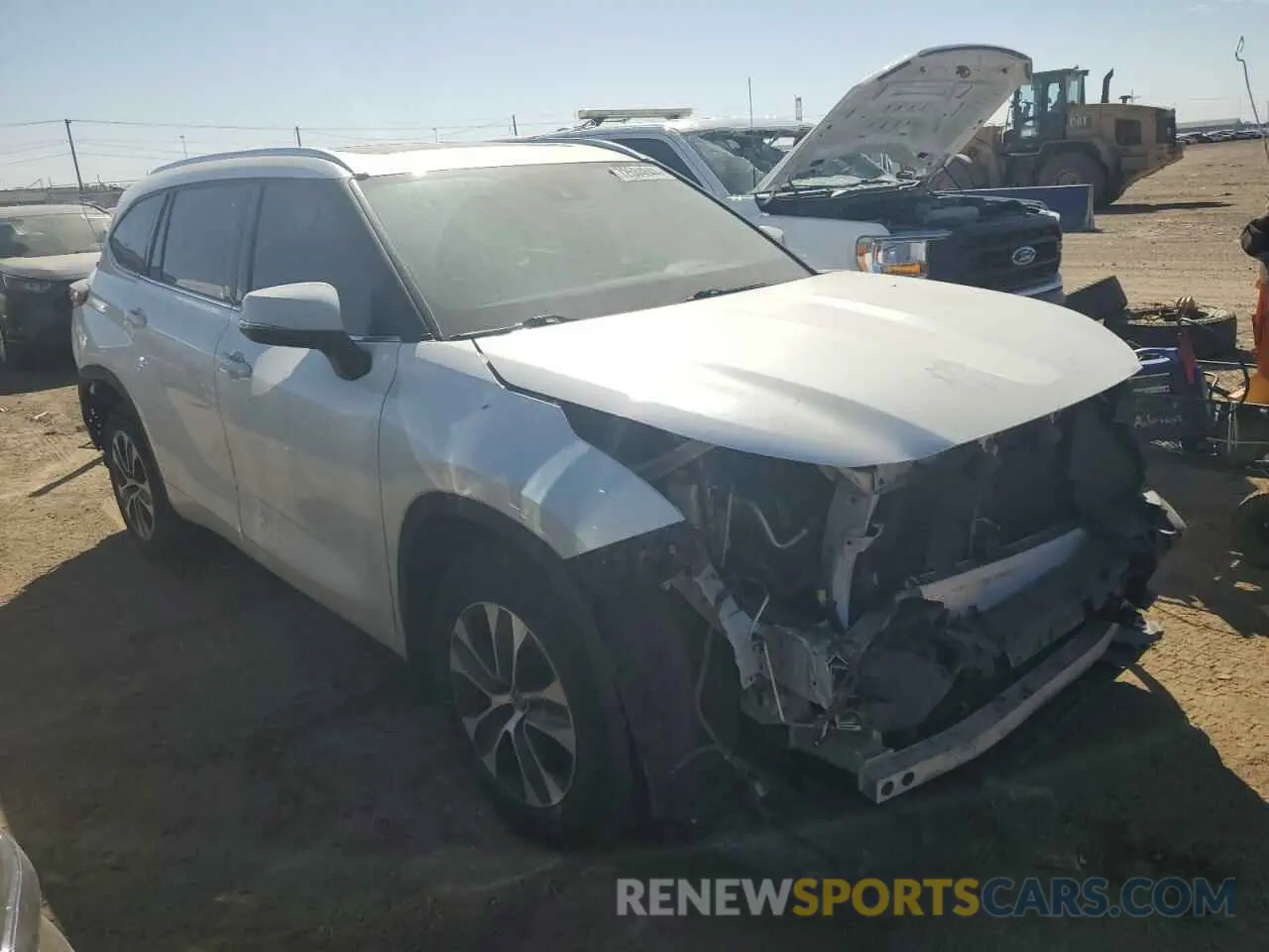 4 Photograph of a damaged car 5TDHZRBH8MS080831 TOYOTA HIGHLANDER 2021