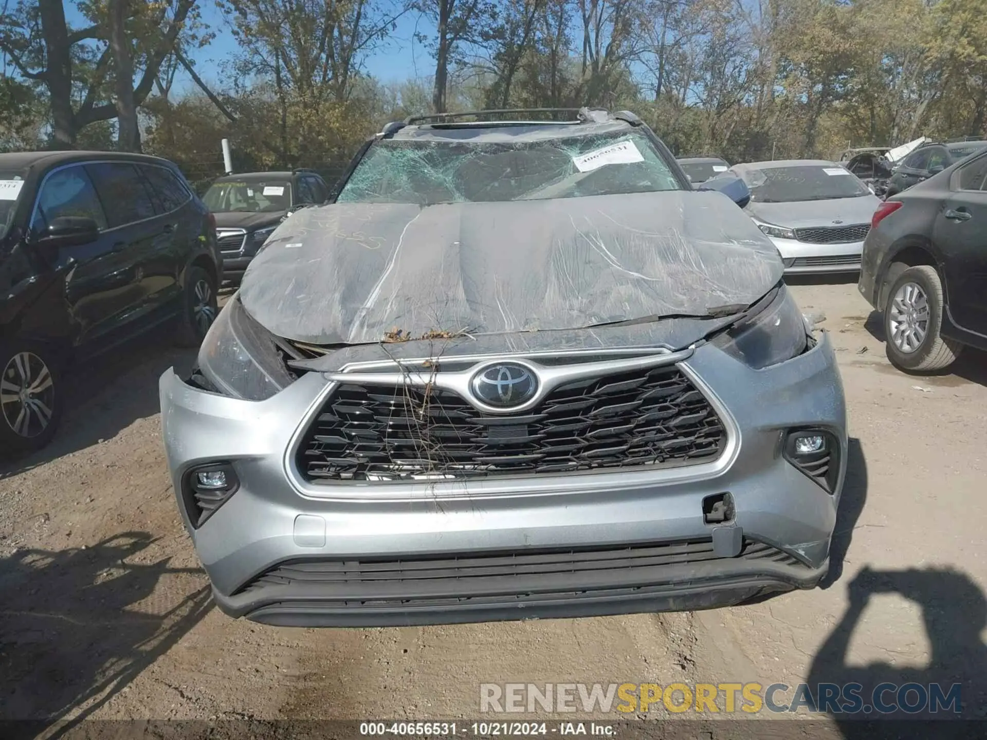 12 Photograph of a damaged car 5TDHZRBH9MS057655 TOYOTA HIGHLANDER 2021