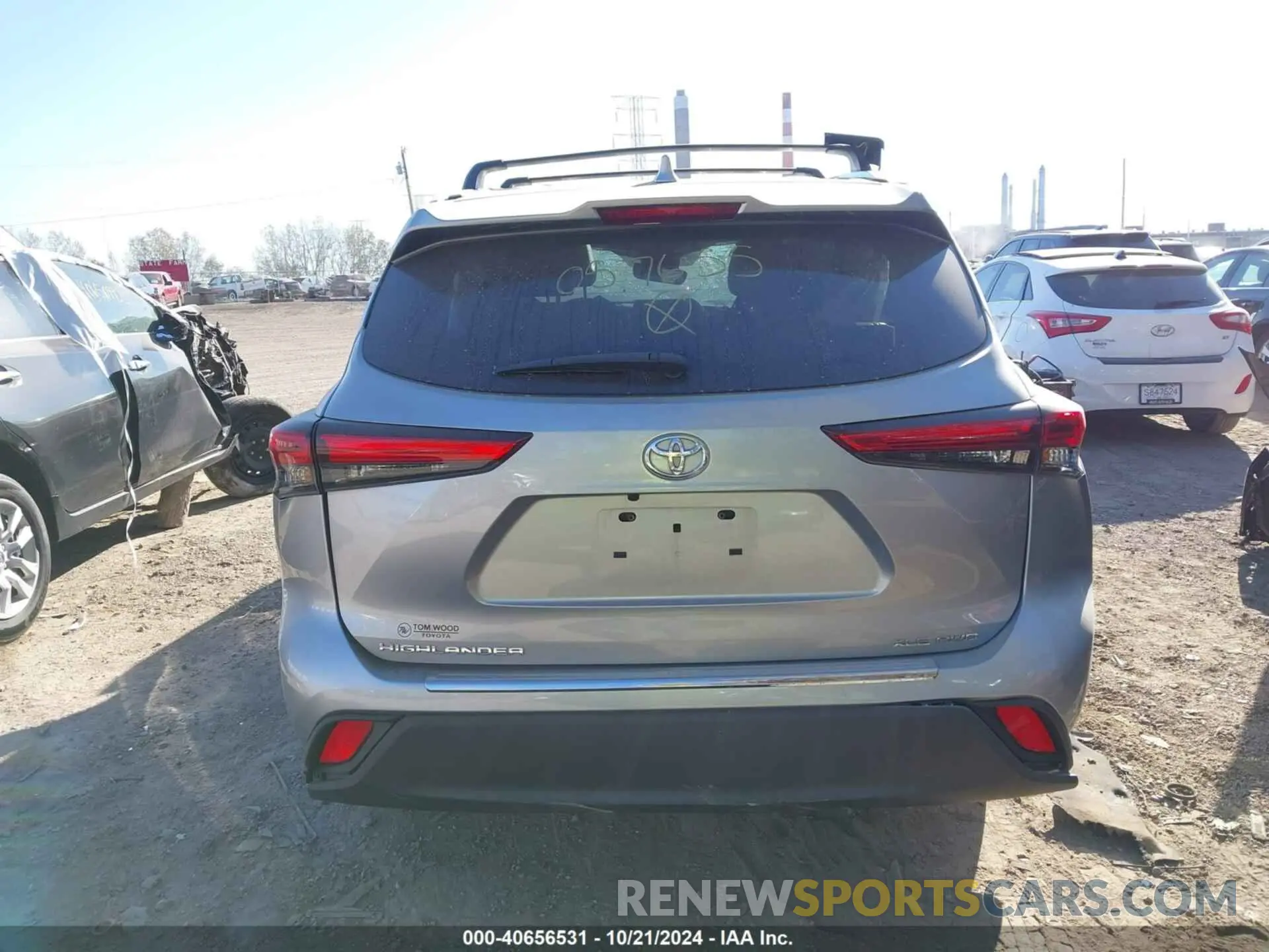 16 Photograph of a damaged car 5TDHZRBH9MS057655 TOYOTA HIGHLANDER 2021