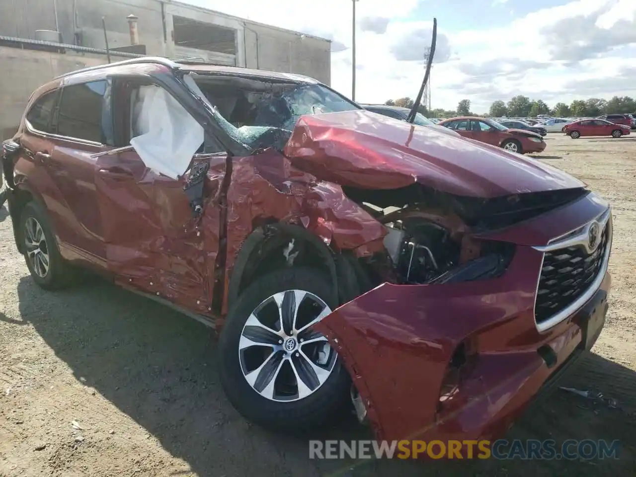 9 Photograph of a damaged car 5TDHZRBHXMS071791 TOYOTA HIGHLANDER 2021