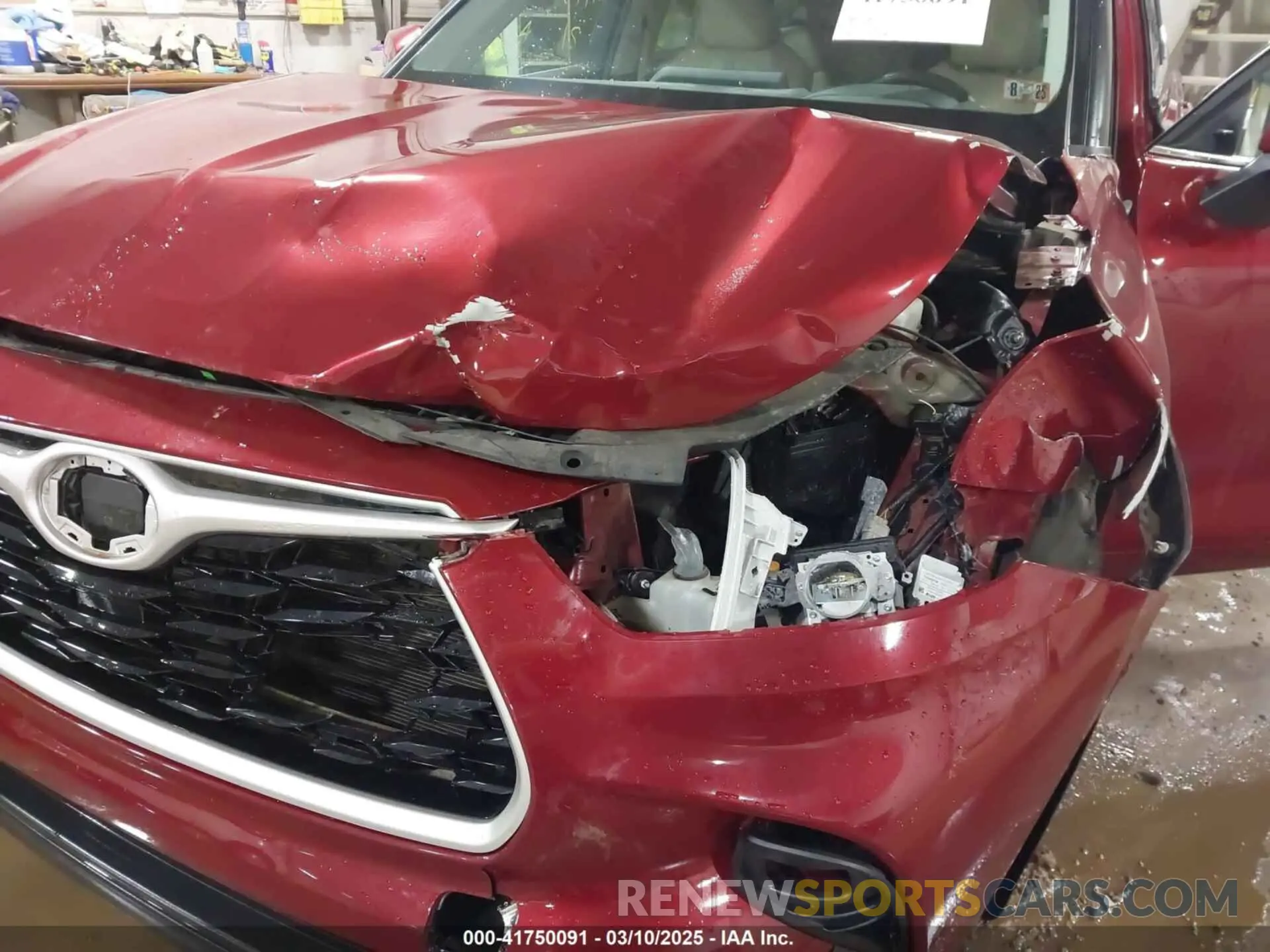 6 Photograph of a damaged car 5TDHZRBHXMS148904 TOYOTA HIGHLANDER 2021