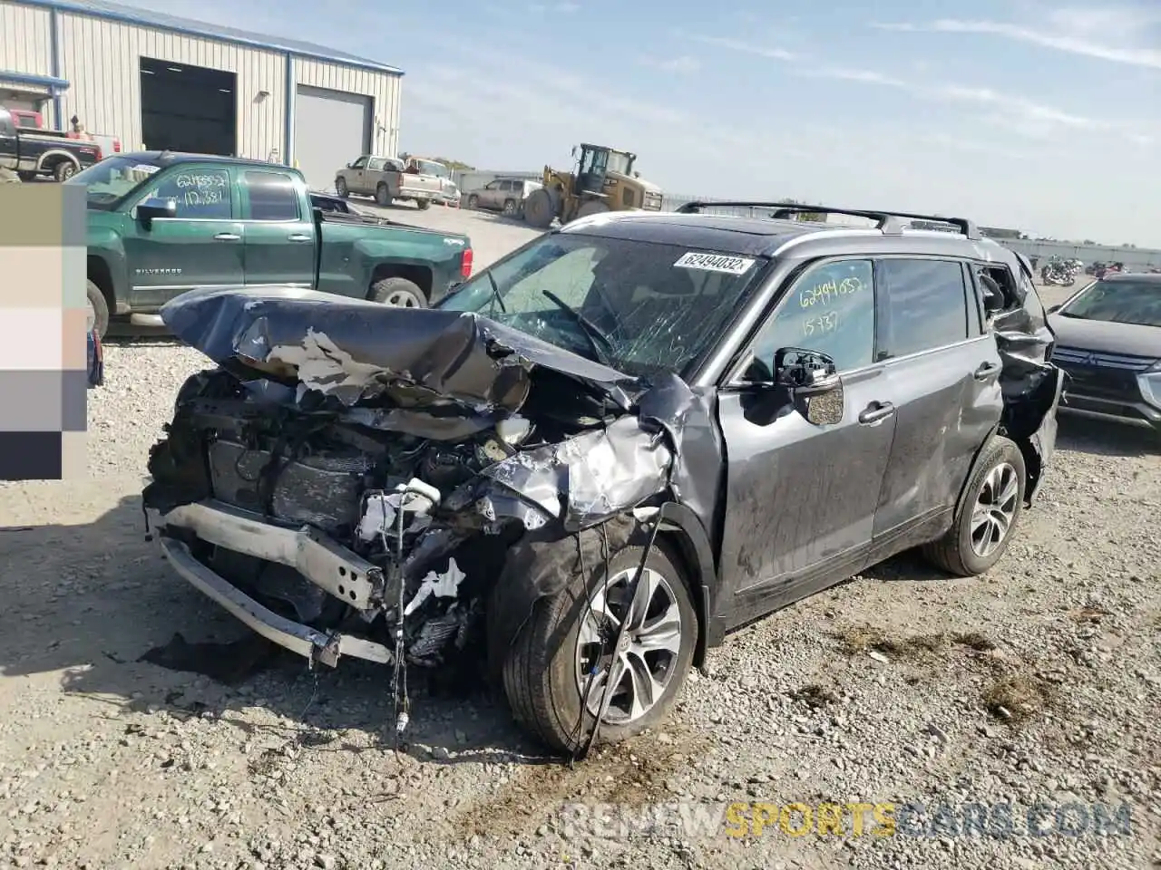 2 Photograph of a damaged car 5TDHZRBHXMS160843 TOYOTA HIGHLANDER 2021