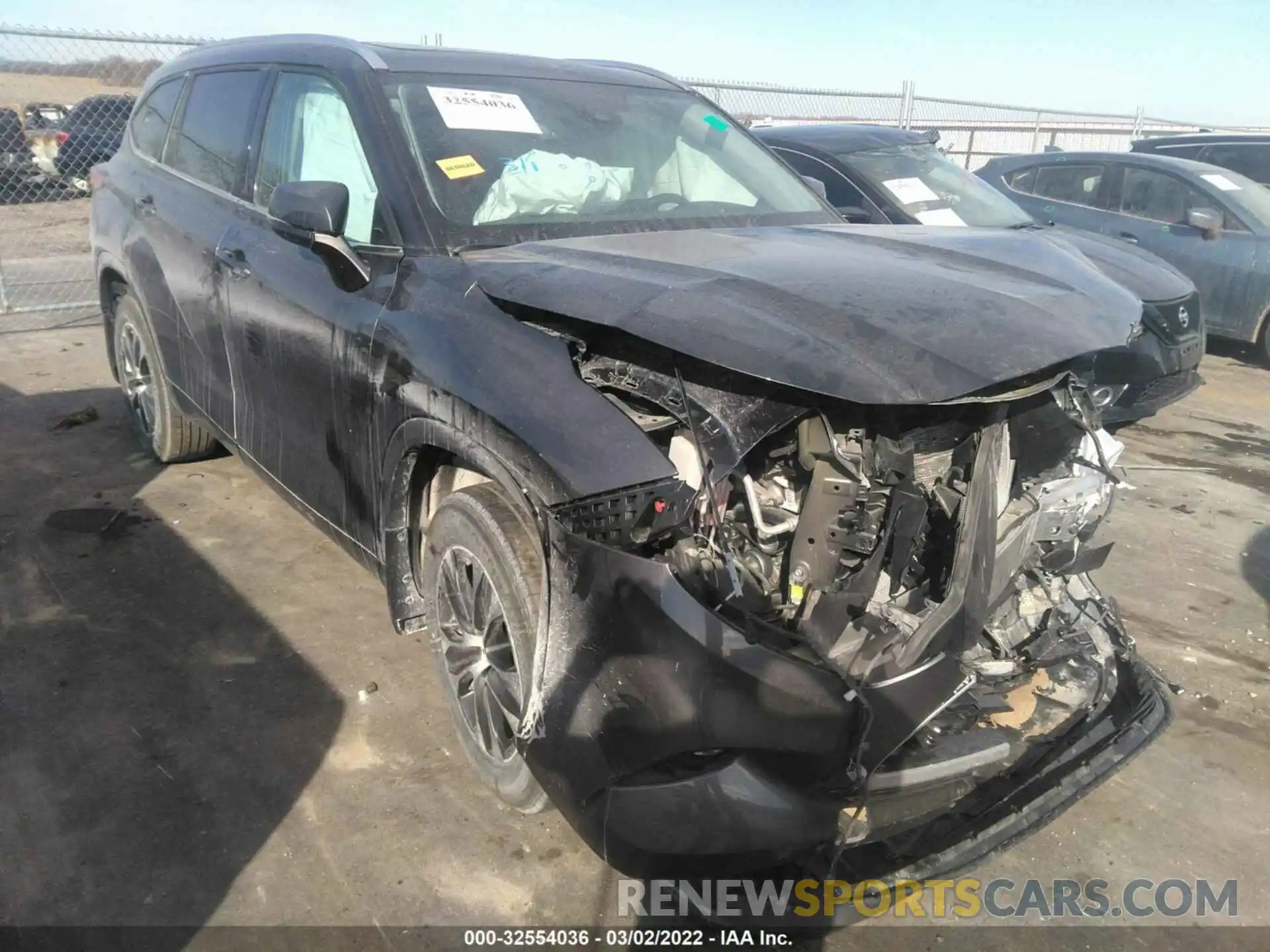 1 Photograph of a damaged car 5TDHZRBHXMS539101 TOYOTA HIGHLANDER 2021