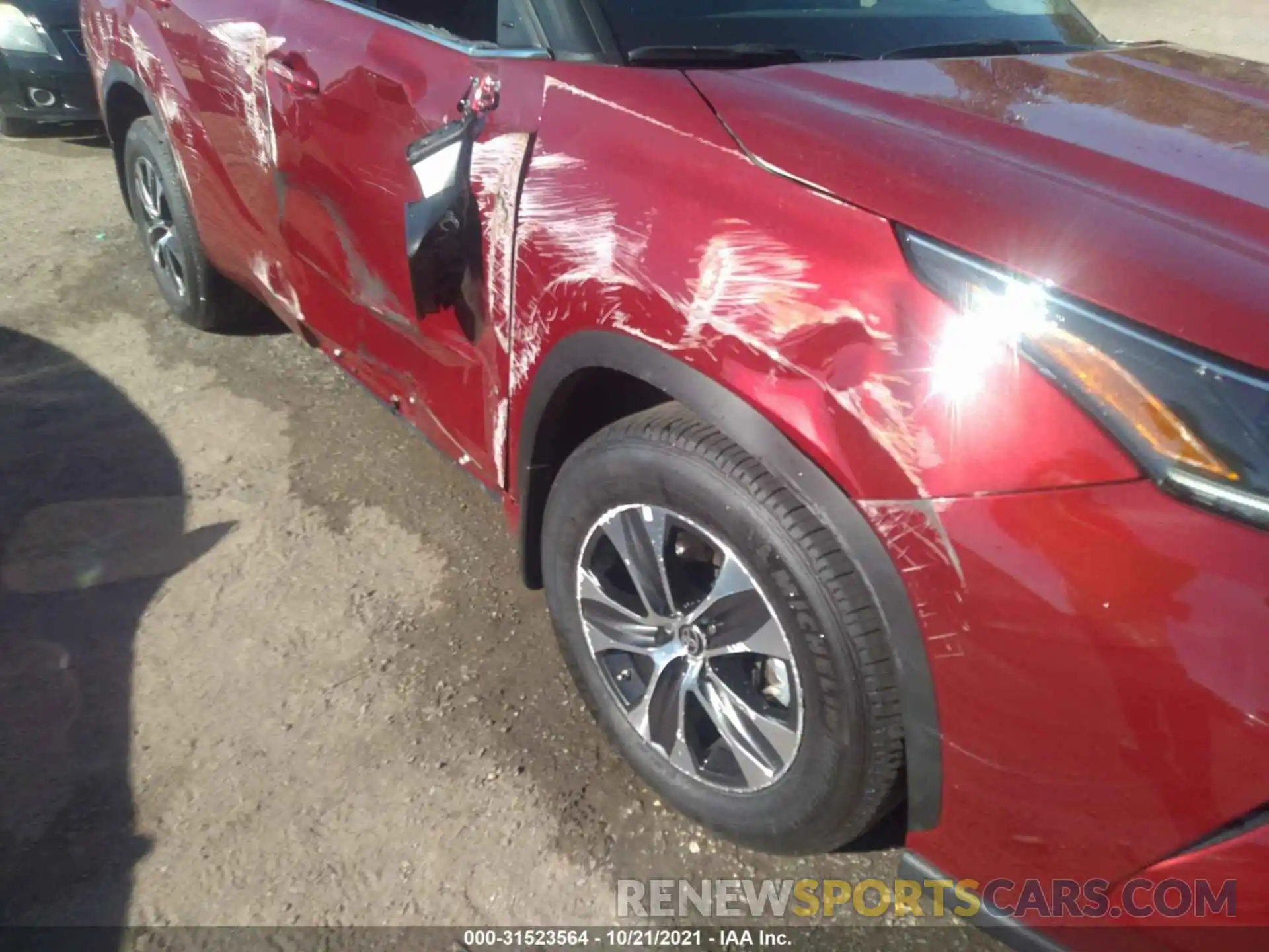 6 Photograph of a damaged car 5TDHZRBHXMS544315 TOYOTA HIGHLANDER 2021