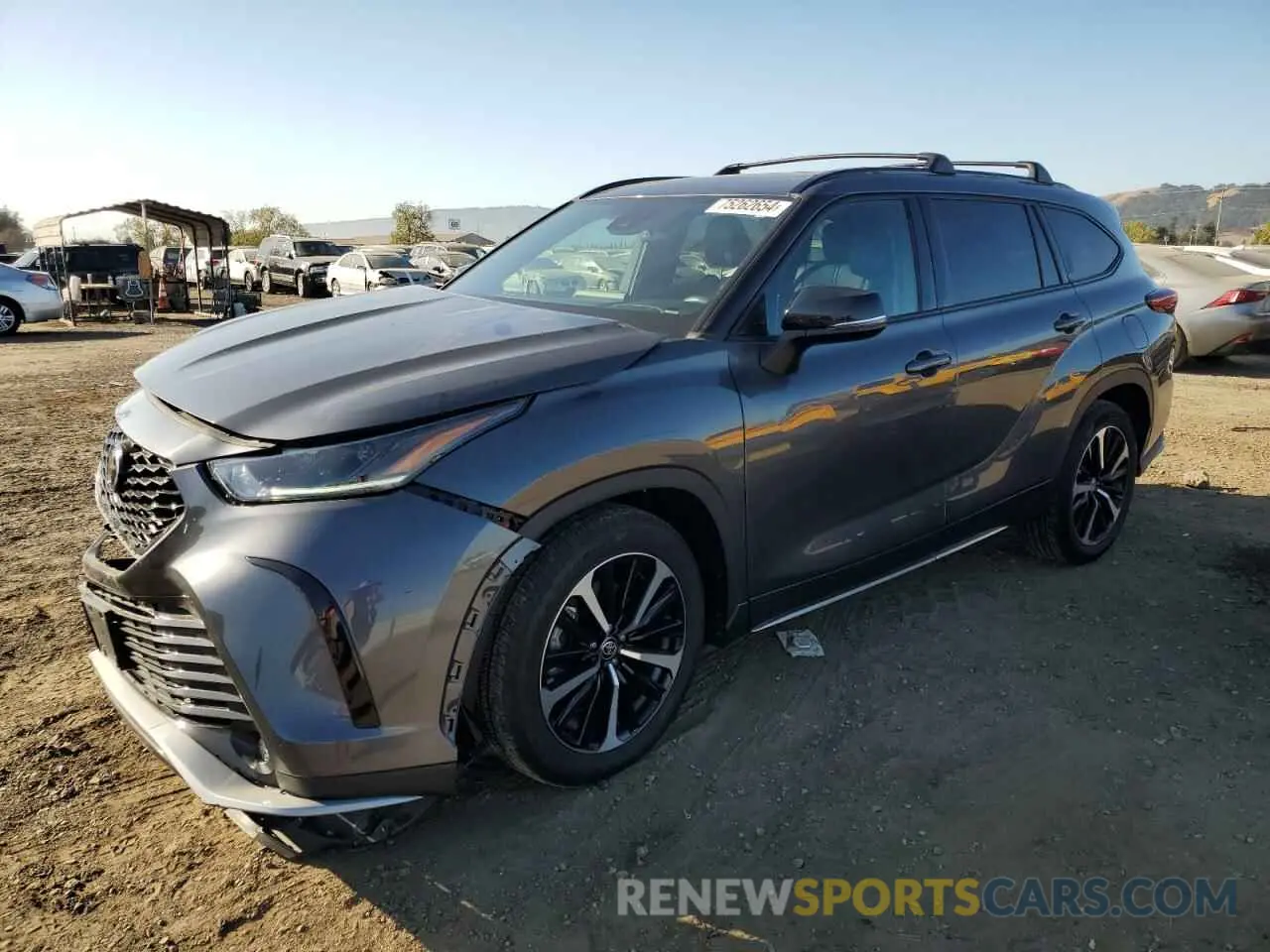 1 Photograph of a damaged car 5TDJZRAH8MS036945 TOYOTA HIGHLANDER 2021