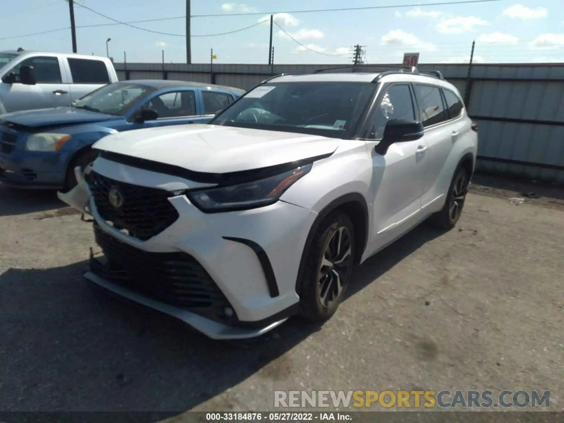 2 Photograph of a damaged car 5TDJZRAH8MS052031 TOYOTA HIGHLANDER 2021