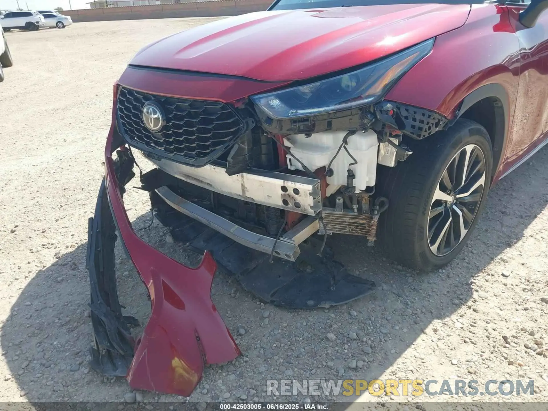 6 Photograph of a damaged car 5TDJZRBH0MS062146 TOYOTA HIGHLANDER 2021