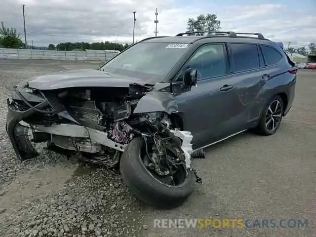 14 Photograph of a damaged car 5TDJZRBH0MS104704 TOYOTA HIGHLANDER 2021