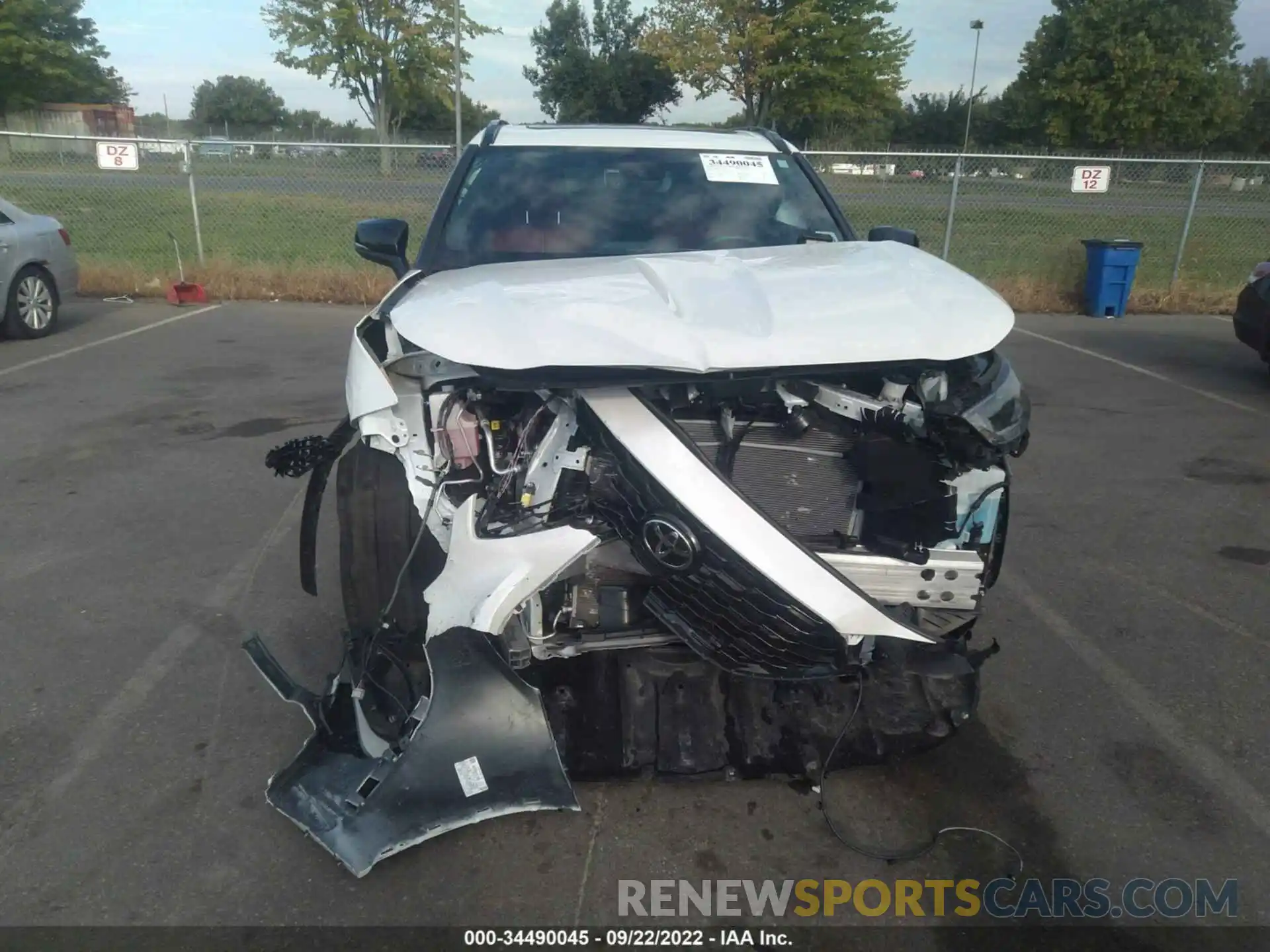 6 Photograph of a damaged car 5TDJZRBH0MS120594 TOYOTA HIGHLANDER 2021