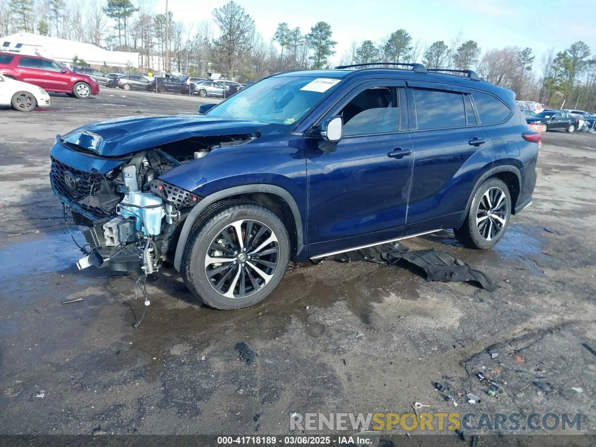 2 Photograph of a damaged car 5TDJZRBH0MS121857 TOYOTA HIGHLANDER 2021
