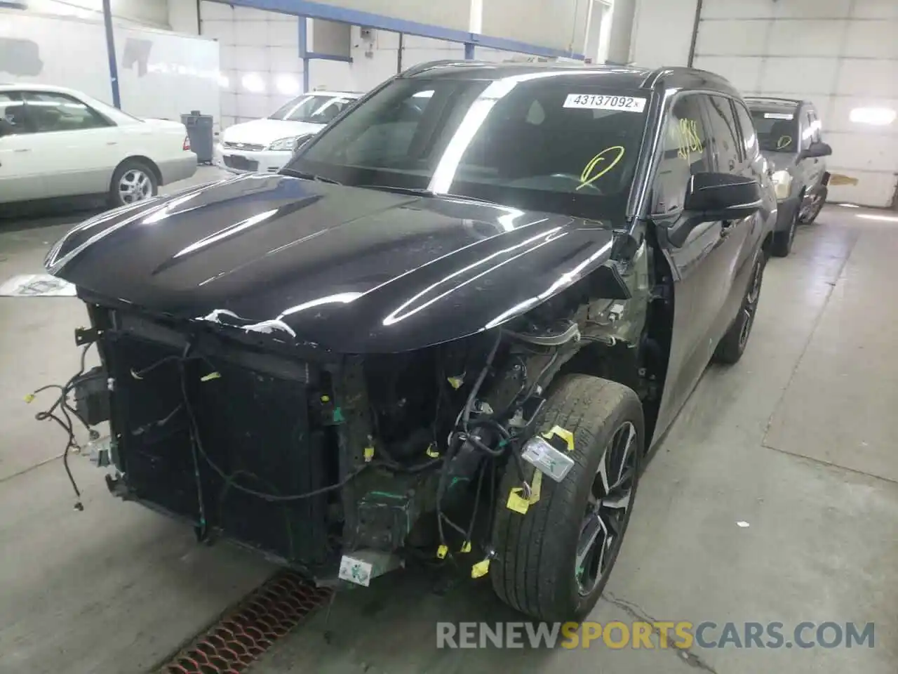 2 Photograph of a damaged car 5TDJZRBH1MS058915 TOYOTA HIGHLANDER 2021