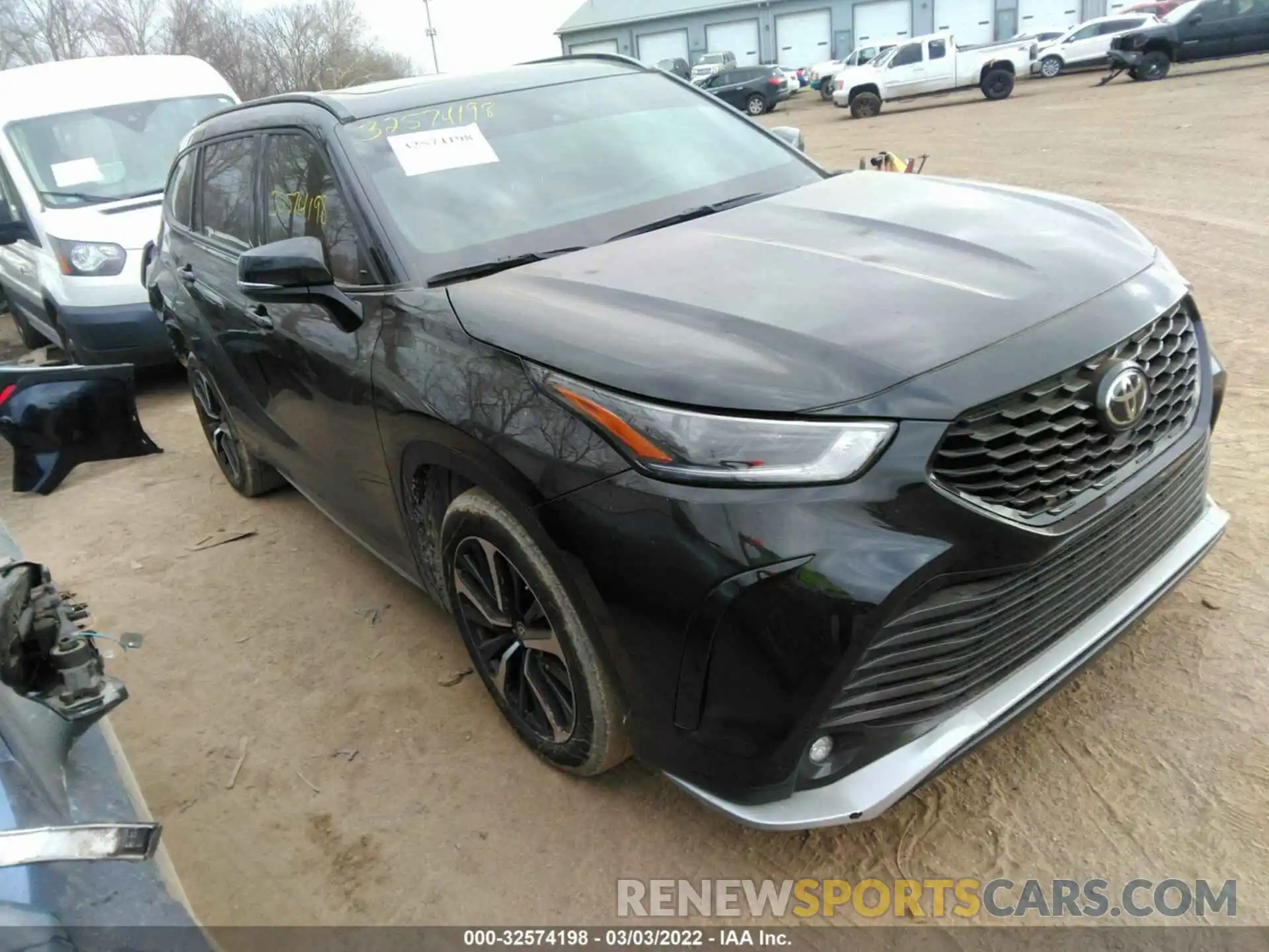 1 Photograph of a damaged car 5TDJZRBH1MS068795 TOYOTA HIGHLANDER 2021