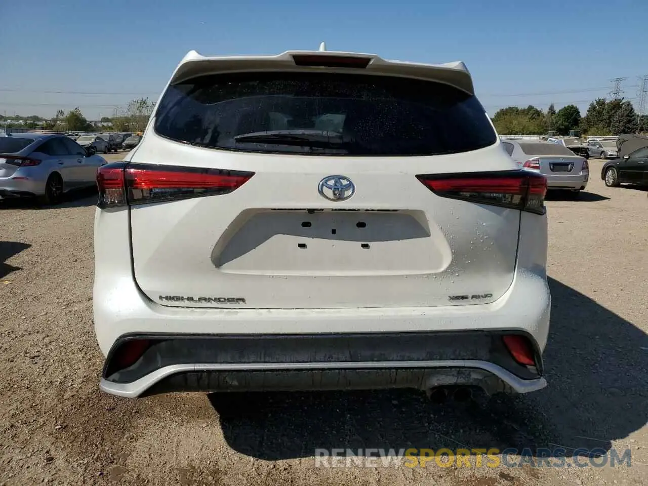 6 Photograph of a damaged car 5TDJZRBH3MS068586 TOYOTA HIGHLANDER 2021