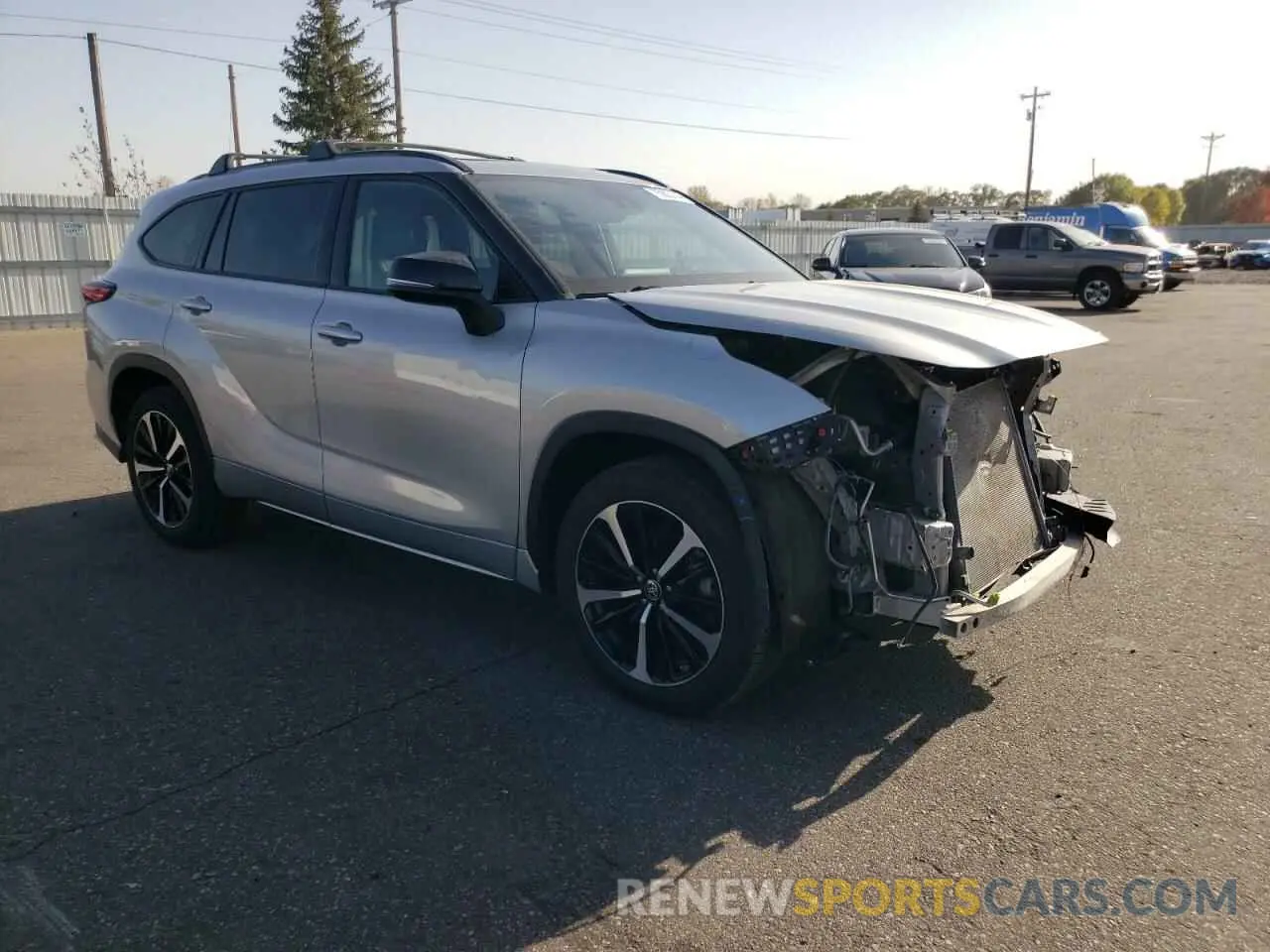 4 Photograph of a damaged car 5TDJZRBH4MS059458 TOYOTA HIGHLANDER 2021