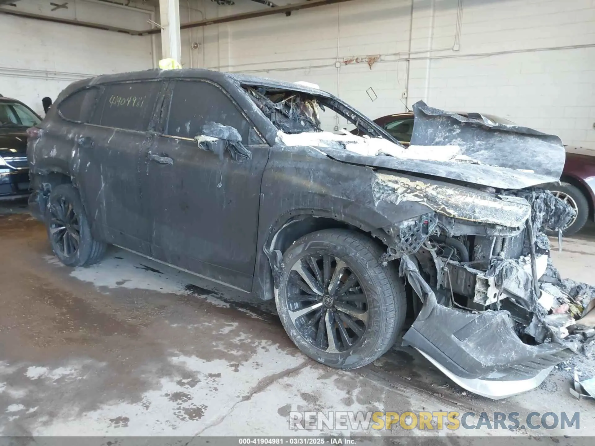 1 Photograph of a damaged car 5TDJZRBH4MS061131 TOYOTA HIGHLANDER 2021