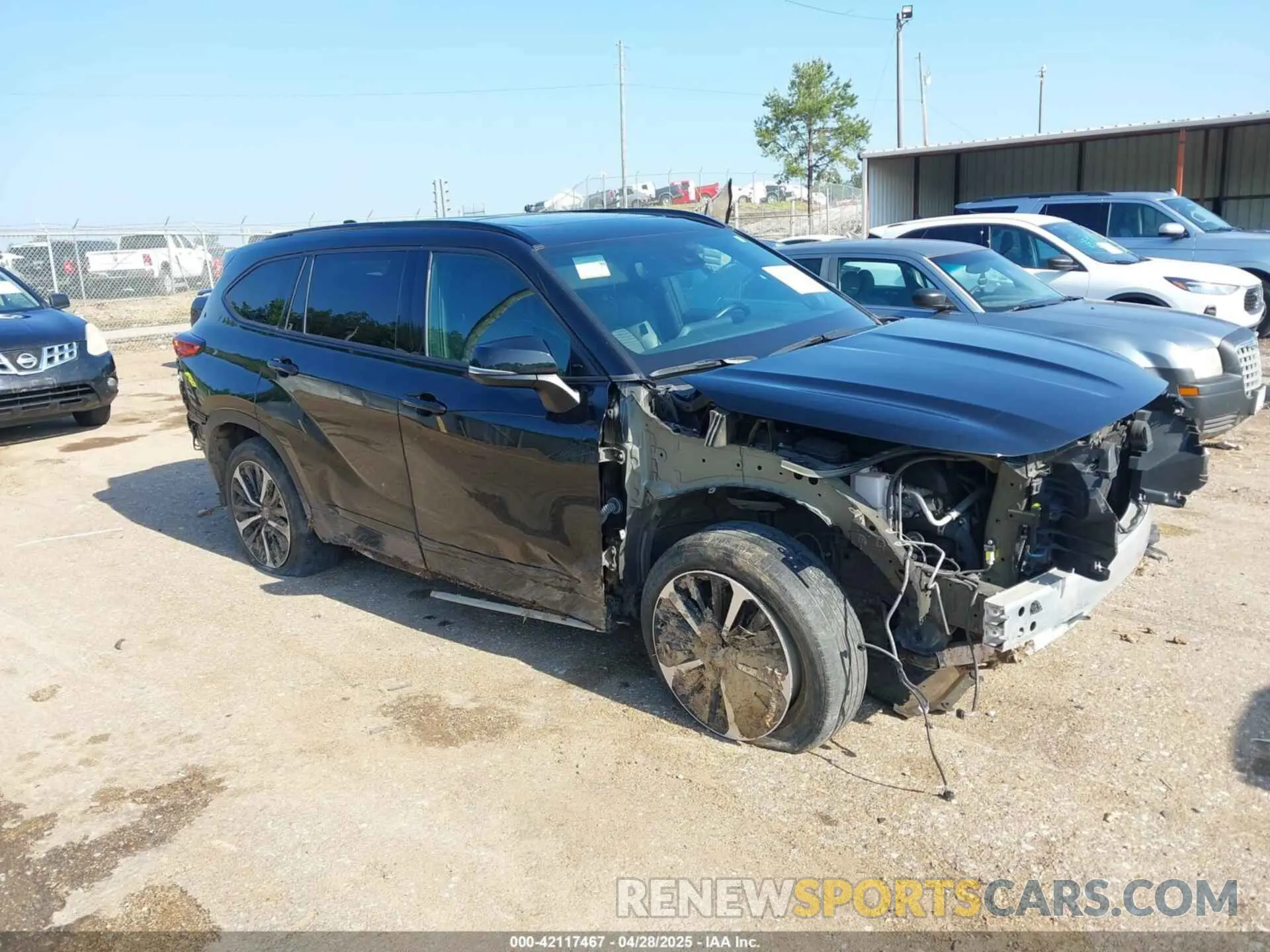 1 Photograph of a damaged car 5TDJZRBH4MS070542 TOYOTA HIGHLANDER 2021