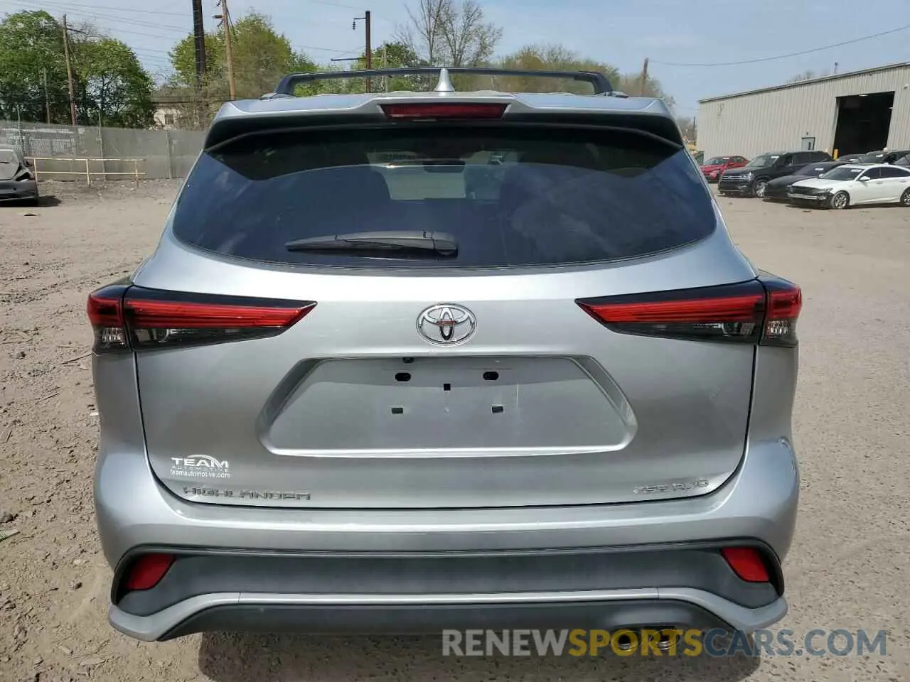 6 Photograph of a damaged car 5TDJZRBH4MS137835 TOYOTA HIGHLANDER 2021