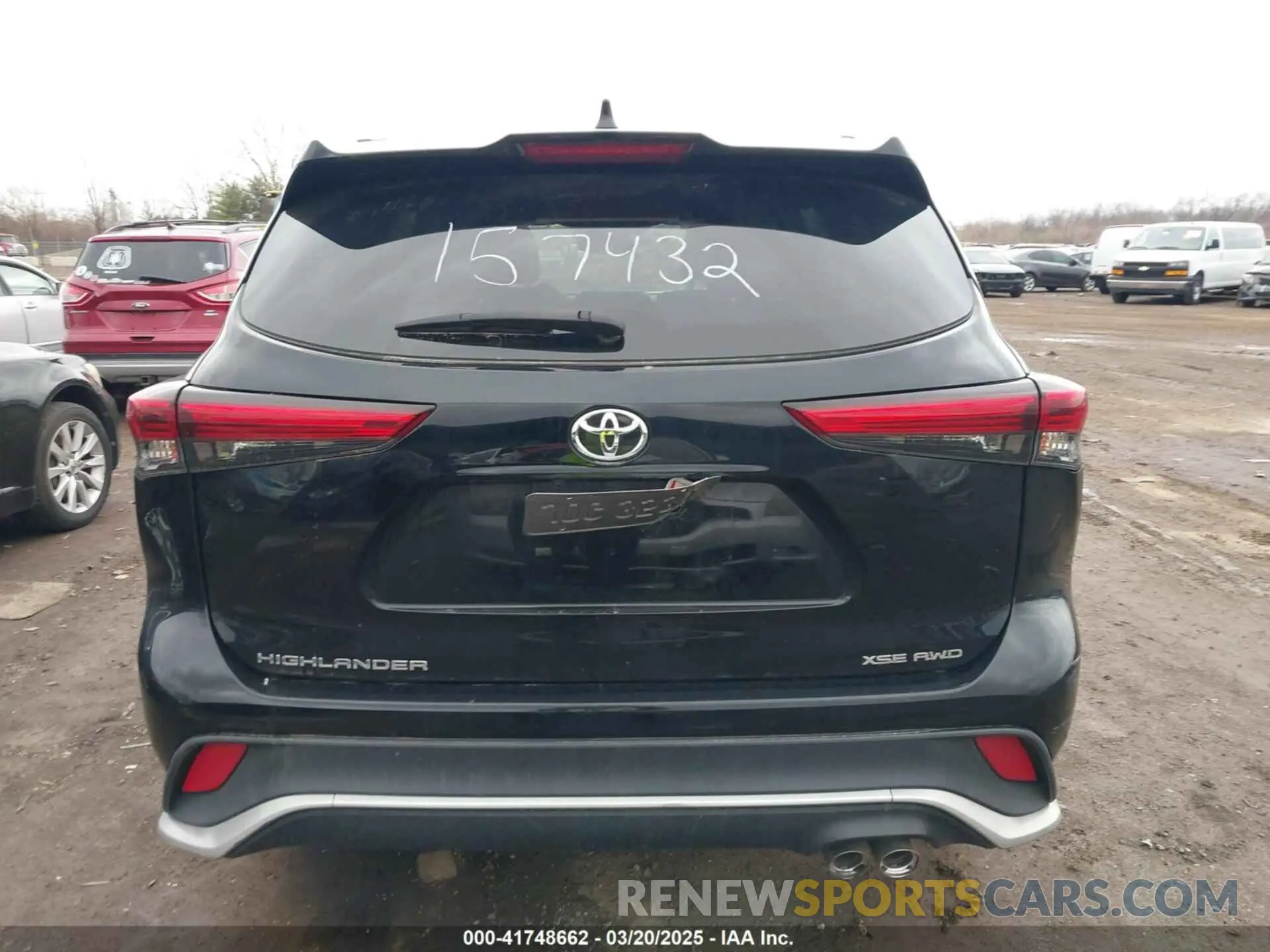 16 Photograph of a damaged car 5TDJZRBH5MS157432 TOYOTA HIGHLANDER 2021
