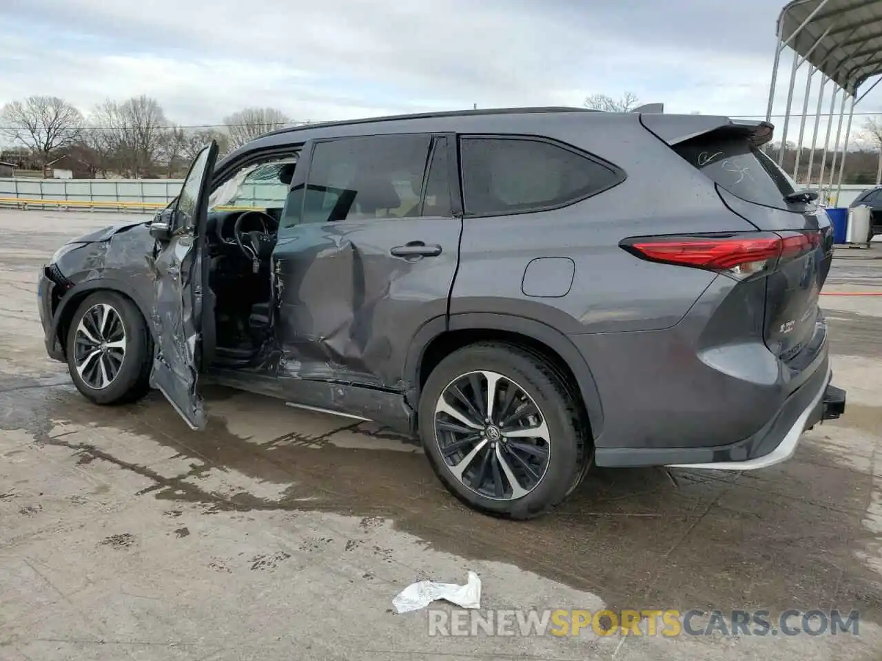 2 Photograph of a damaged car 5TDJZRBH6MS058554 TOYOTA HIGHLANDER 2021