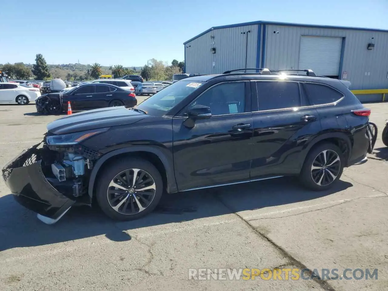 1 Photograph of a damaged car 5TDJZRBH6MS147153 TOYOTA HIGHLANDER 2021