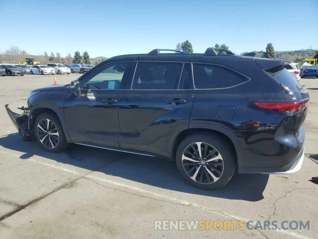 2 Photograph of a damaged car 5TDJZRBH6MS147153 TOYOTA HIGHLANDER 2021