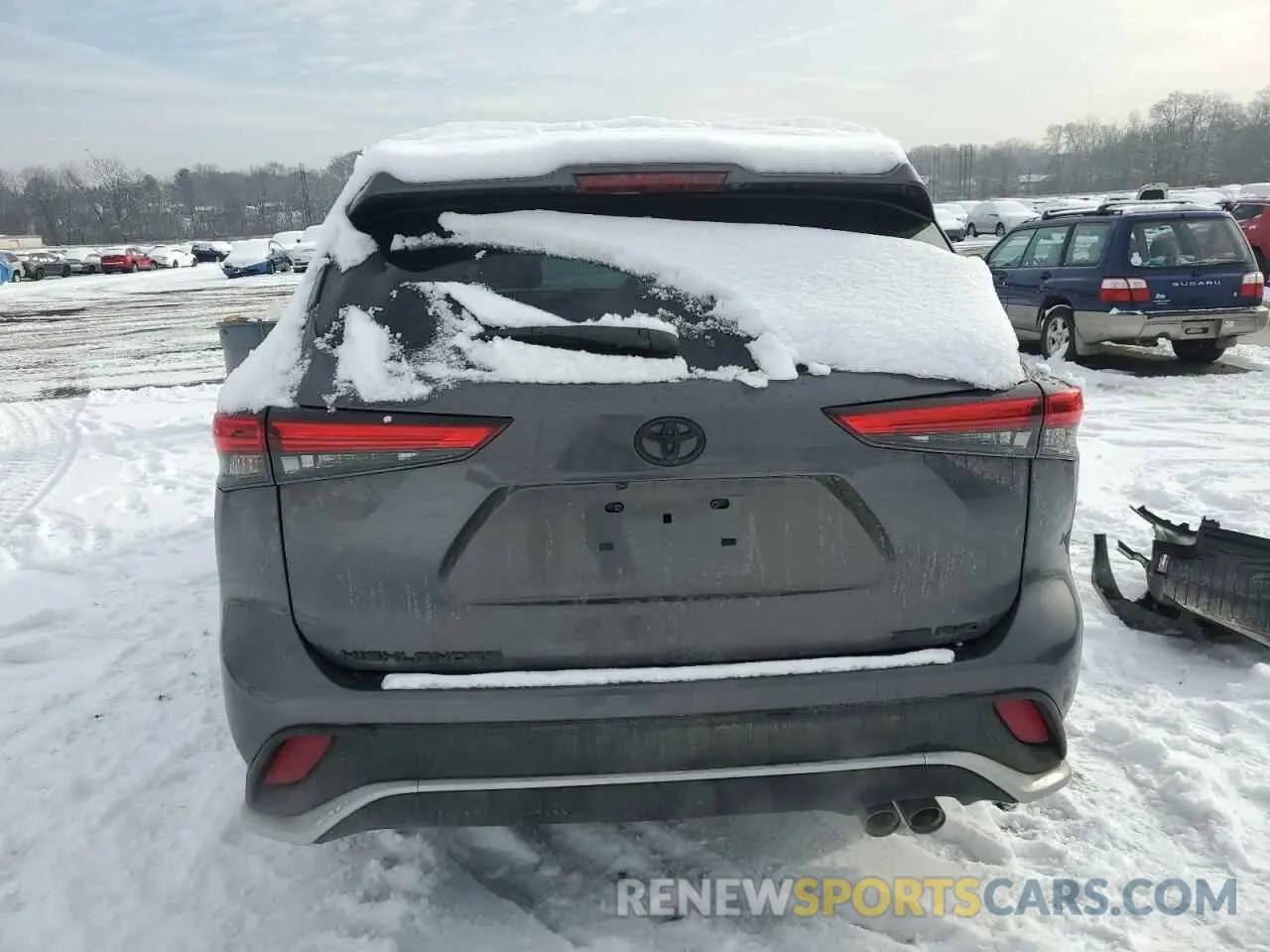 6 Photograph of a damaged car 5TDJZRBH7MS086301 TOYOTA HIGHLANDER 2021