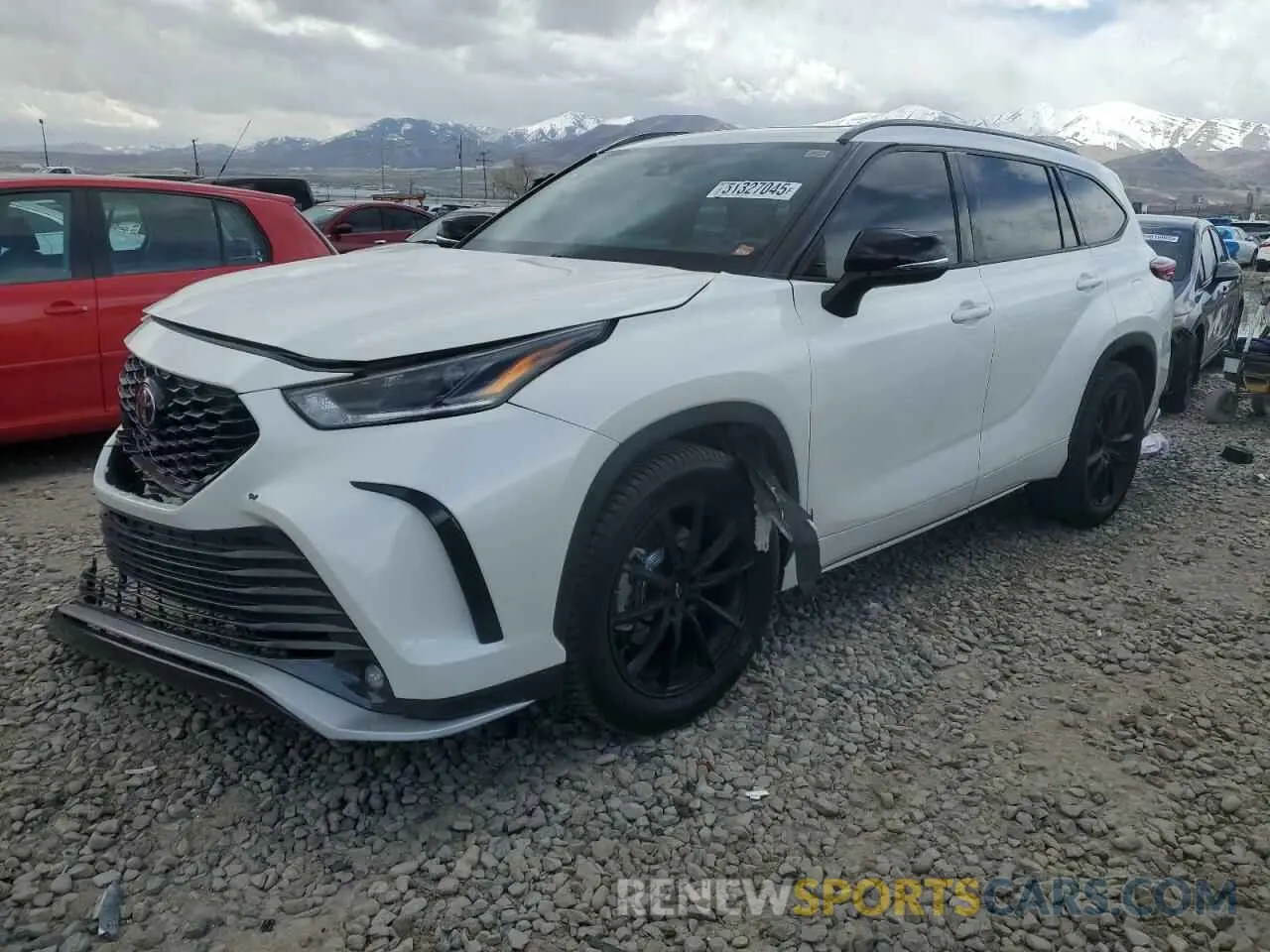 1 Photograph of a damaged car 5TDJZRBH9MS063148 TOYOTA HIGHLANDER 2021