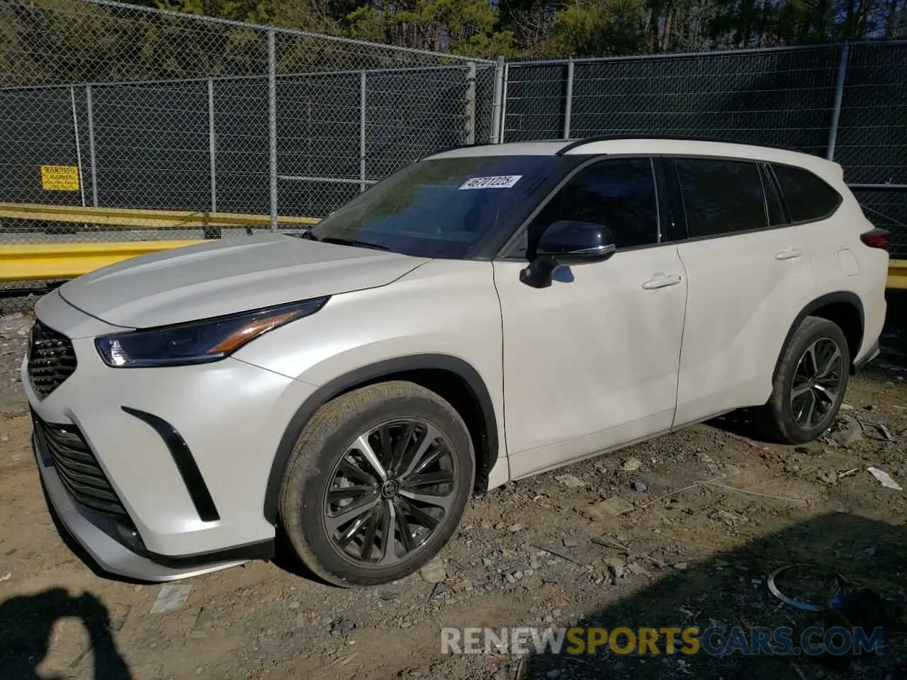 1 Photograph of a damaged car 5TDJZRBH9MS128001 TOYOTA HIGHLANDER 2021