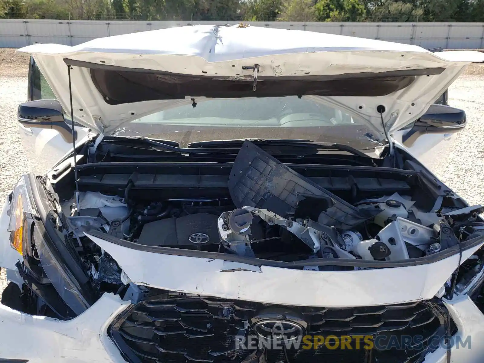 7 Photograph of a damaged car 5TDLZRAH4MS037888 TOYOTA HIGHLANDER 2021