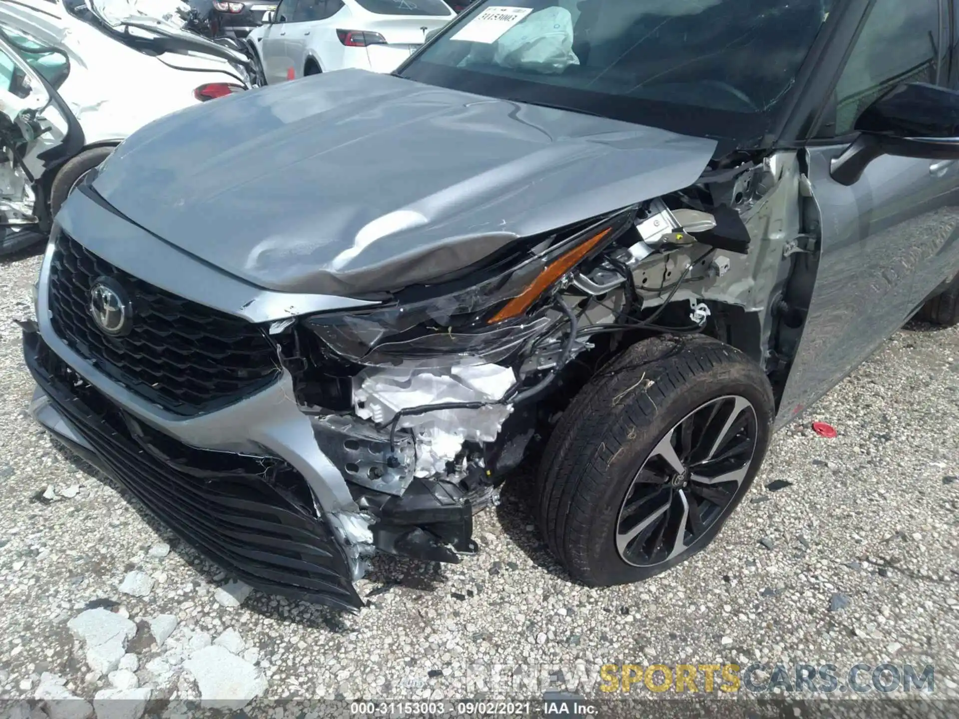 6 Photograph of a damaged car 5TDLZRAH4MS051323 TOYOTA HIGHLANDER 2021