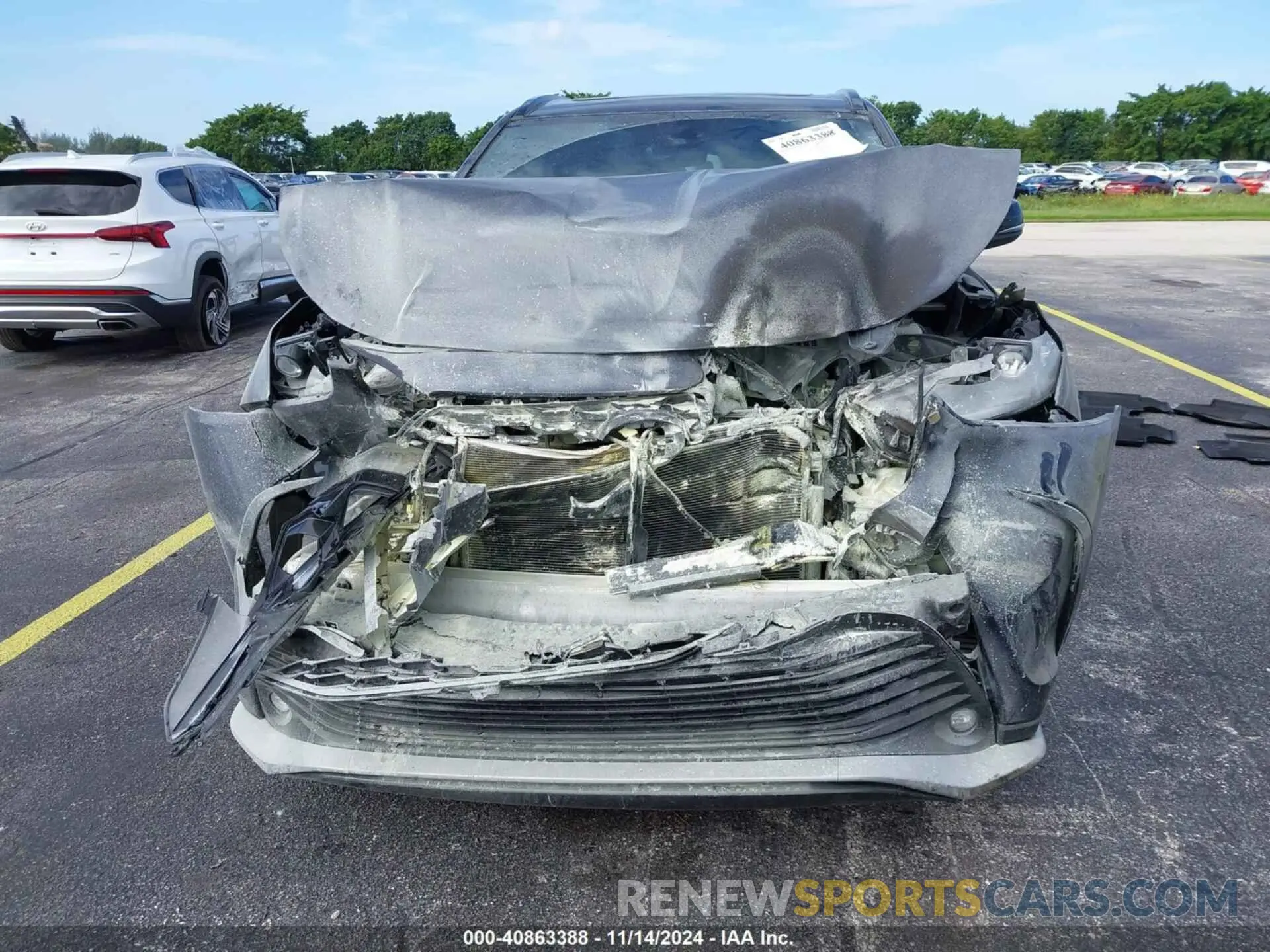 6 Photograph of a damaged car 5TDLZRAHXMS036101 TOYOTA HIGHLANDER 2021