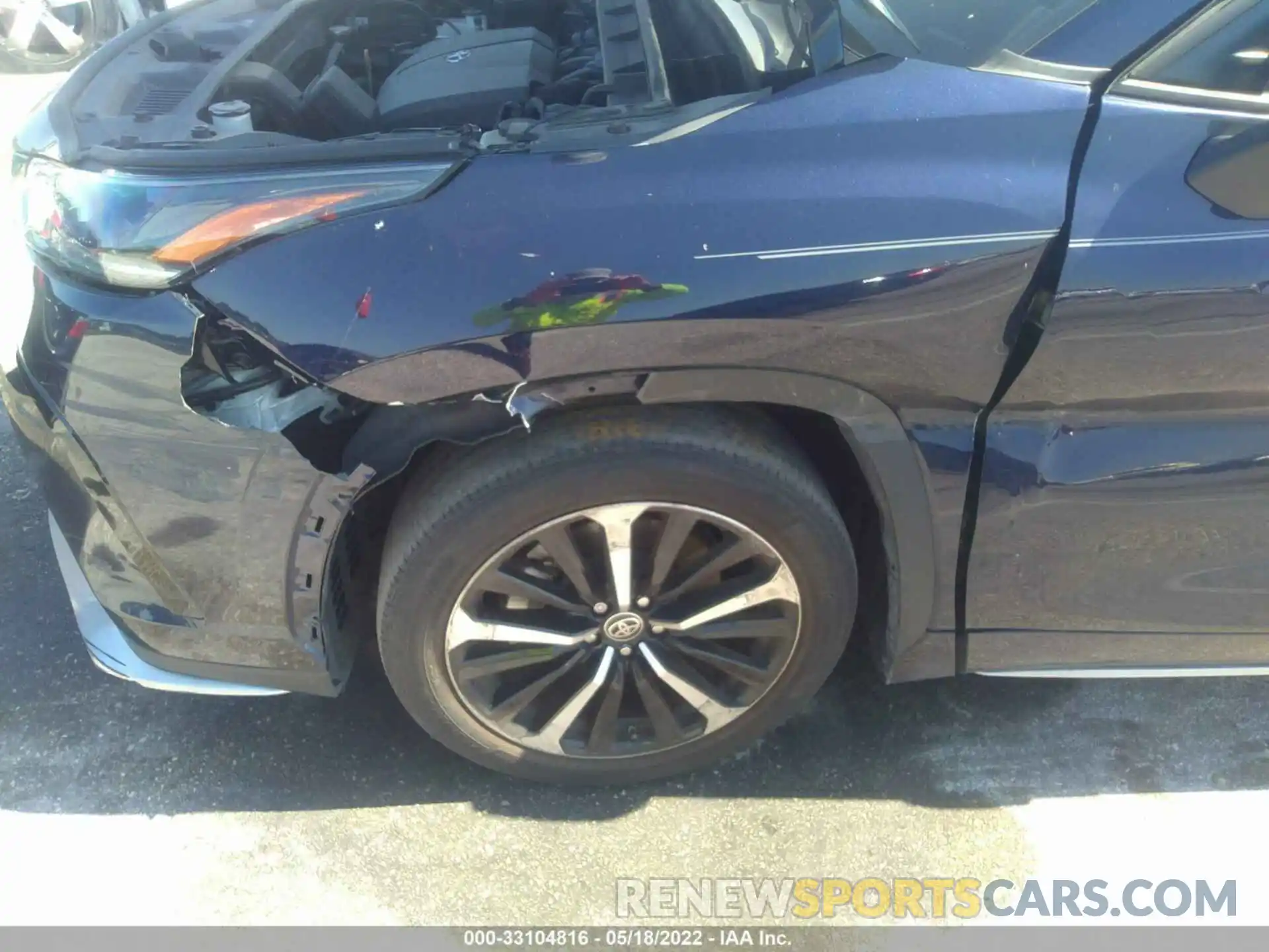 6 Photograph of a damaged car 5TDLZRAHXMS043601 TOYOTA HIGHLANDER 2021