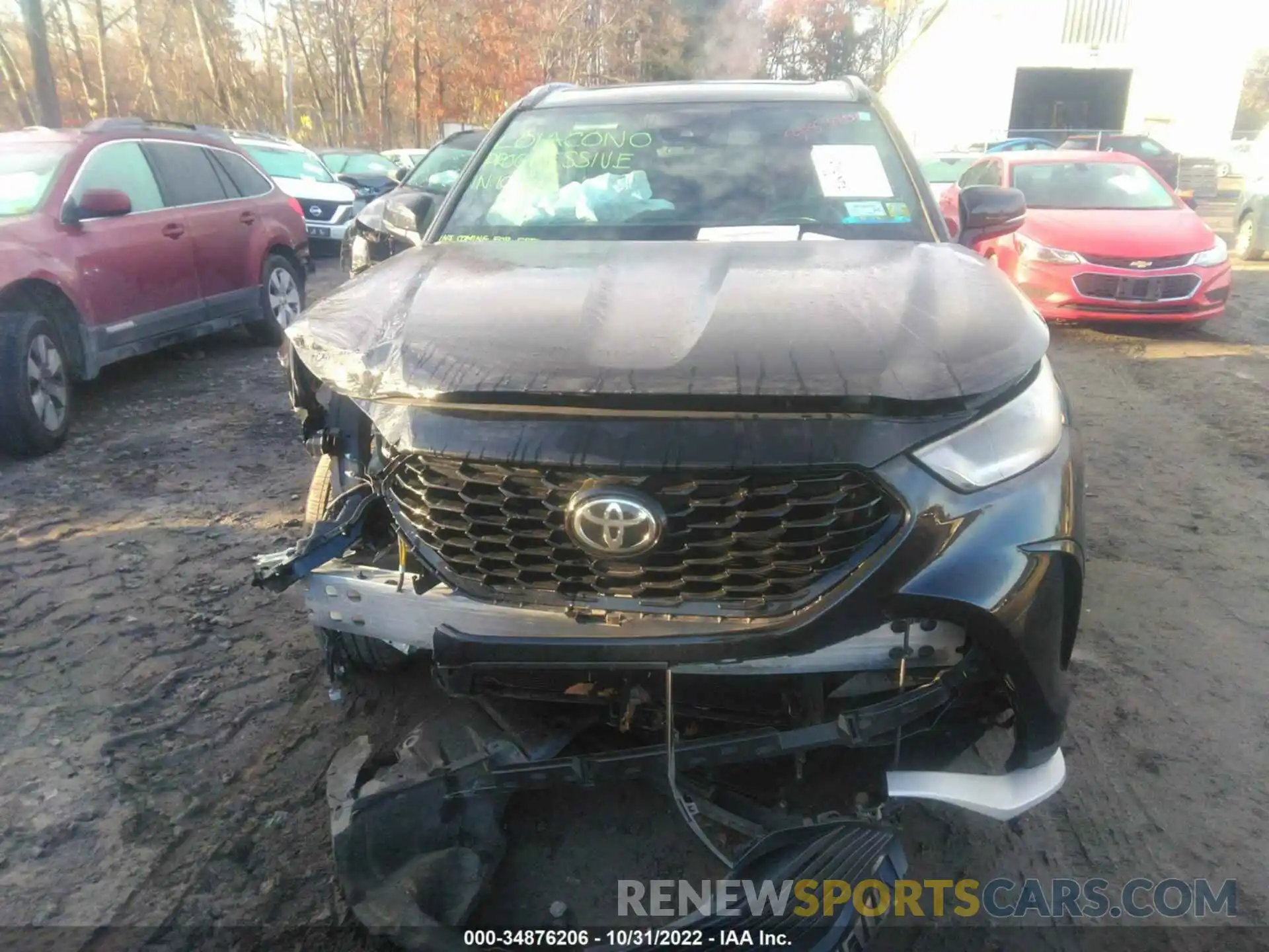 6 Photograph of a damaged car 5TDLZRBH0MS069106 TOYOTA HIGHLANDER 2021