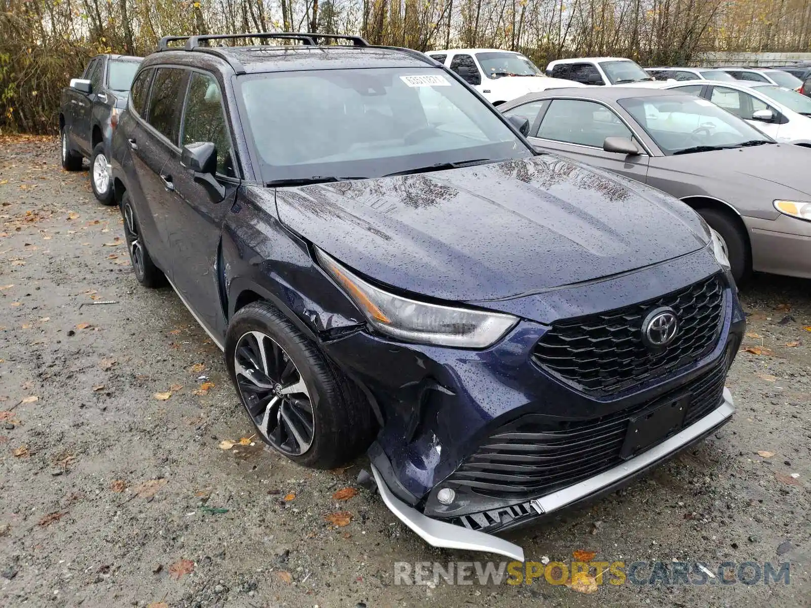 1 Photograph of a damaged car 5TDLZRBH1MS058874 TOYOTA HIGHLANDER 2021