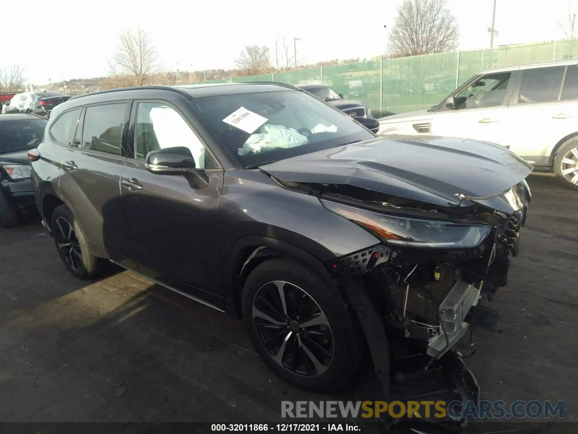 1 Photograph of a damaged car 5TDLZRBH1MS078302 TOYOTA HIGHLANDER 2021