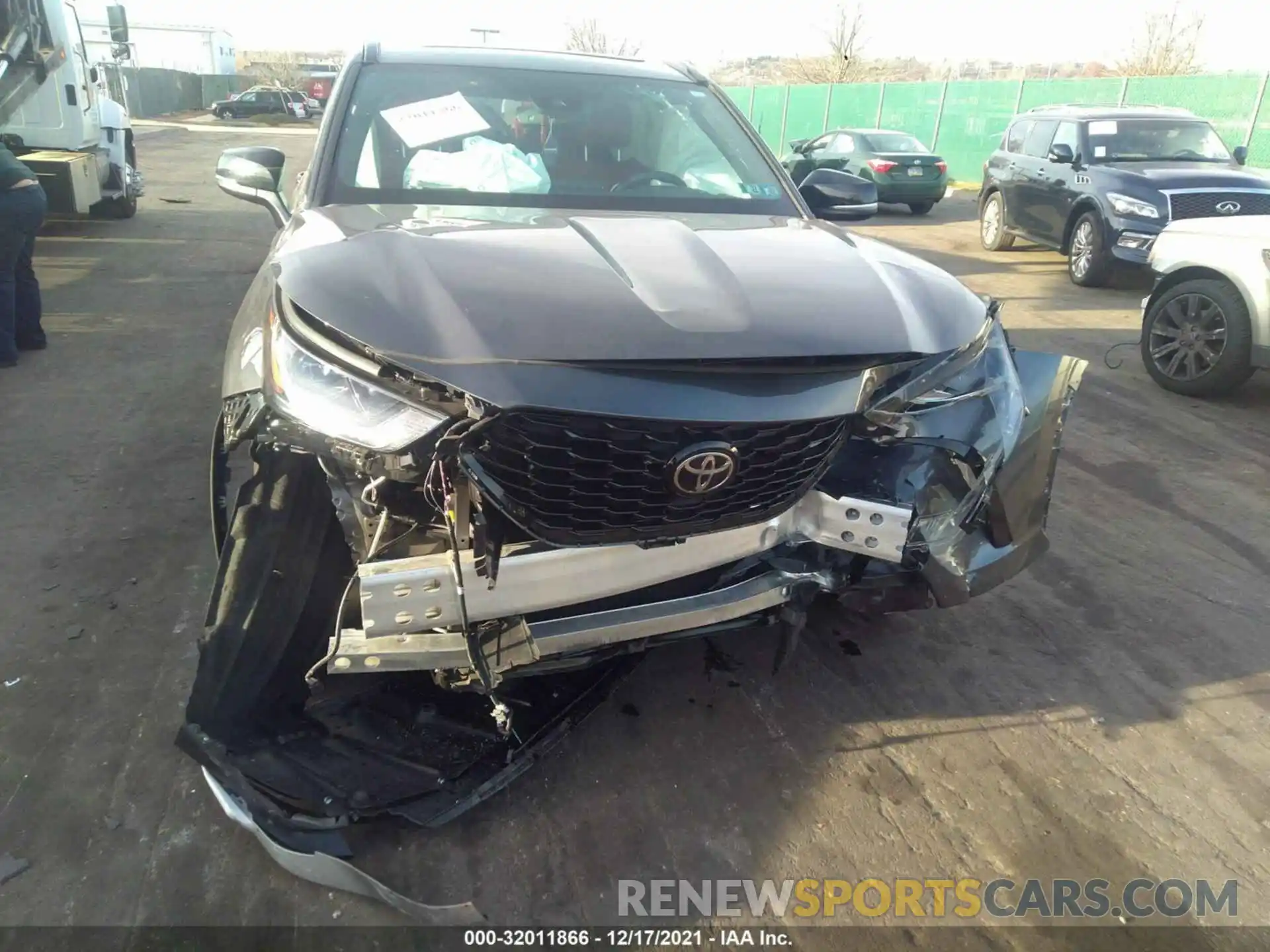 6 Photograph of a damaged car 5TDLZRBH1MS078302 TOYOTA HIGHLANDER 2021