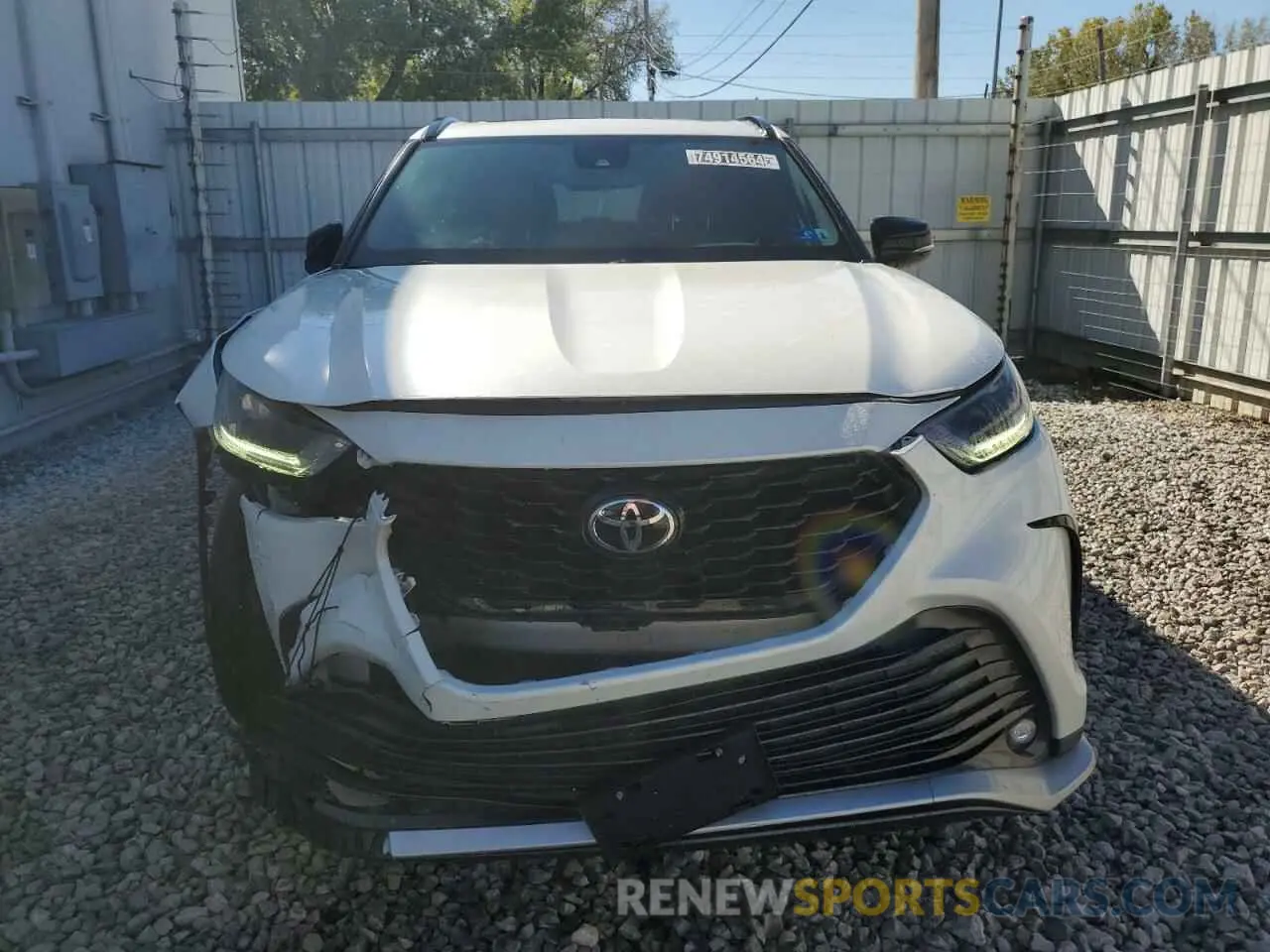 5 Photograph of a damaged car 5TDLZRBH1MS092751 TOYOTA HIGHLANDER 2021