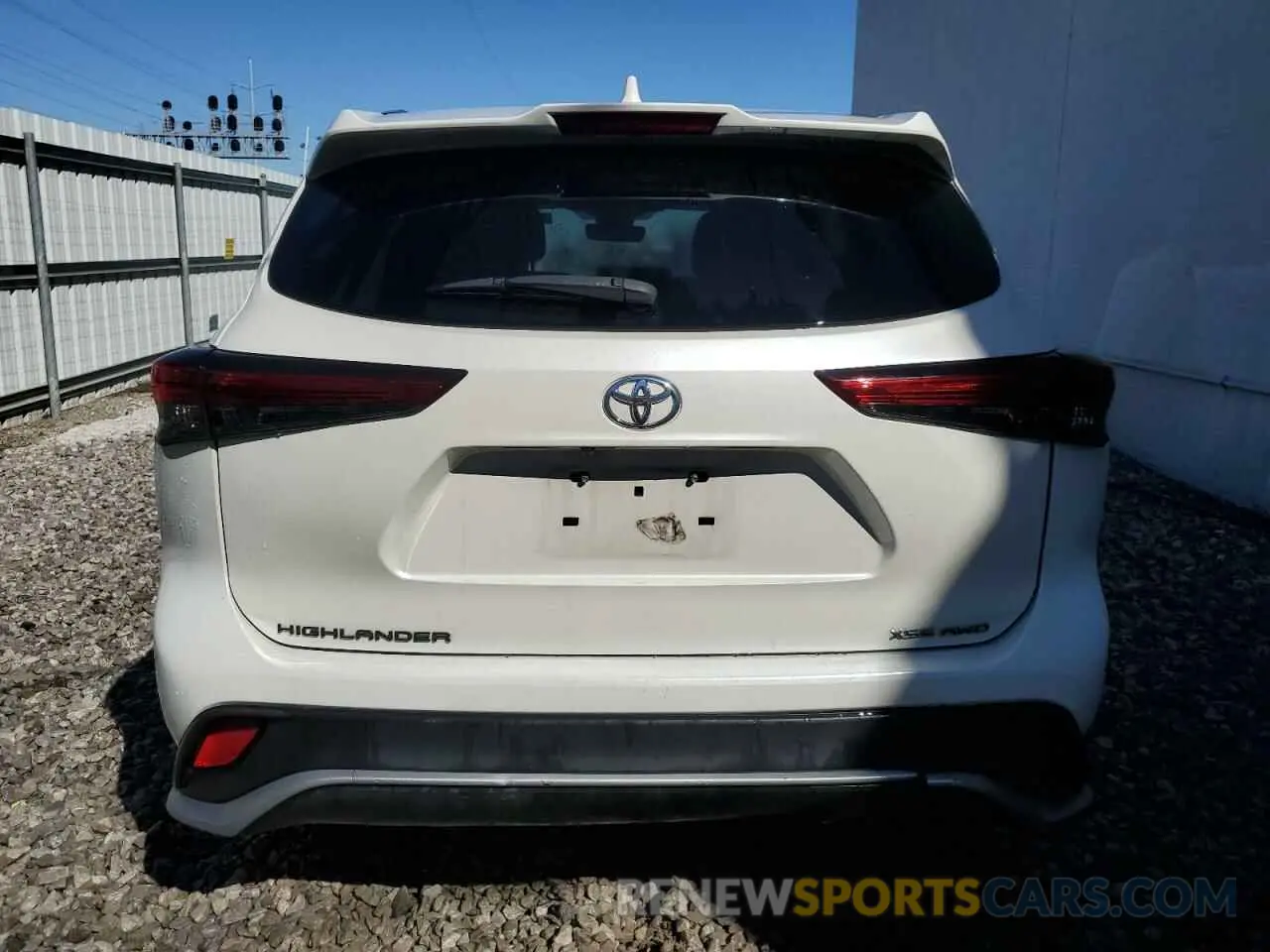 6 Photograph of a damaged car 5TDLZRBH1MS092751 TOYOTA HIGHLANDER 2021