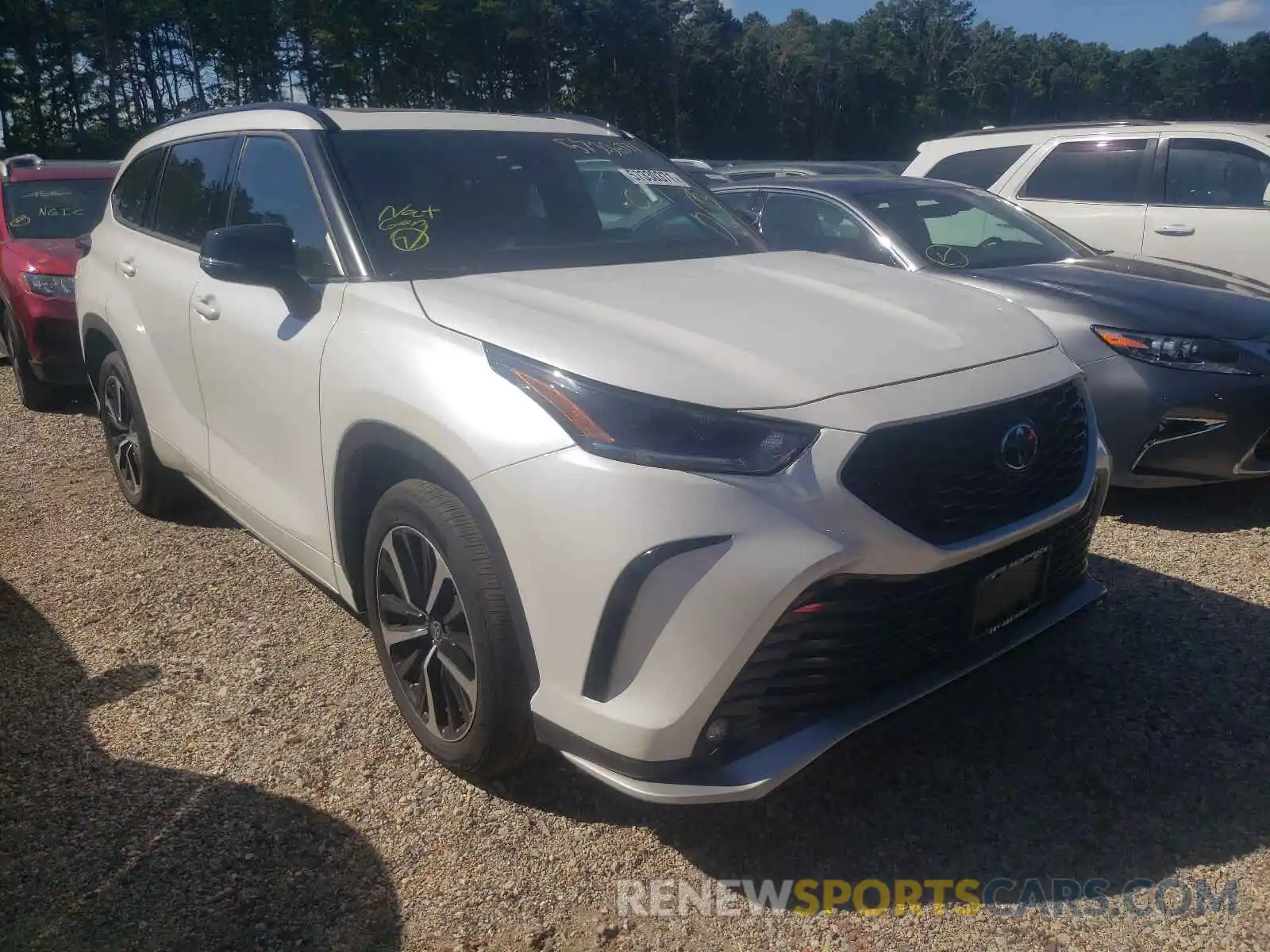 1 Photograph of a damaged car 5TDLZRBH2MS107449 TOYOTA HIGHLANDER 2021