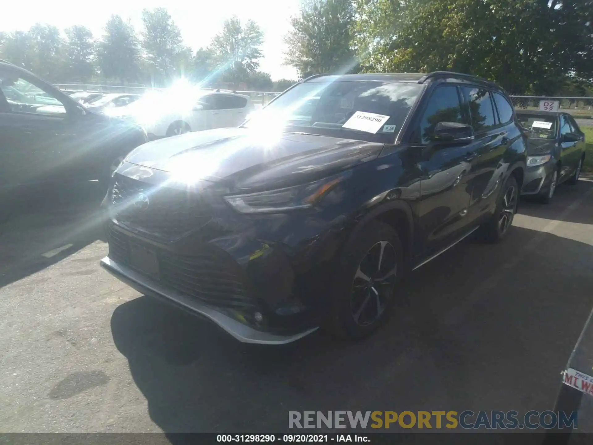 2 Photograph of a damaged car 5TDLZRBH3MS144767 TOYOTA HIGHLANDER 2021