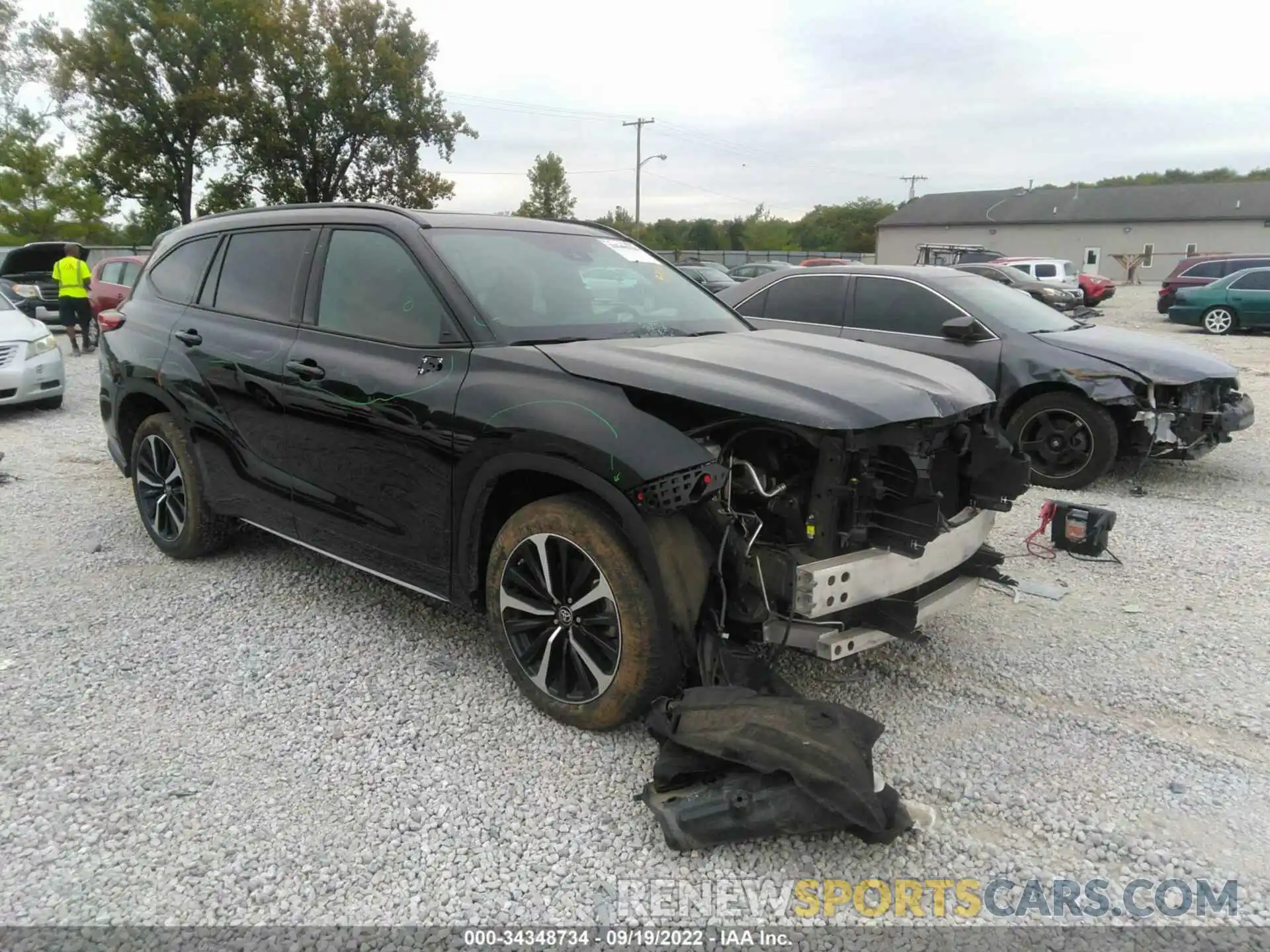 1 Photograph of a damaged car 5TDLZRBH4MS100521 TOYOTA HIGHLANDER 2021