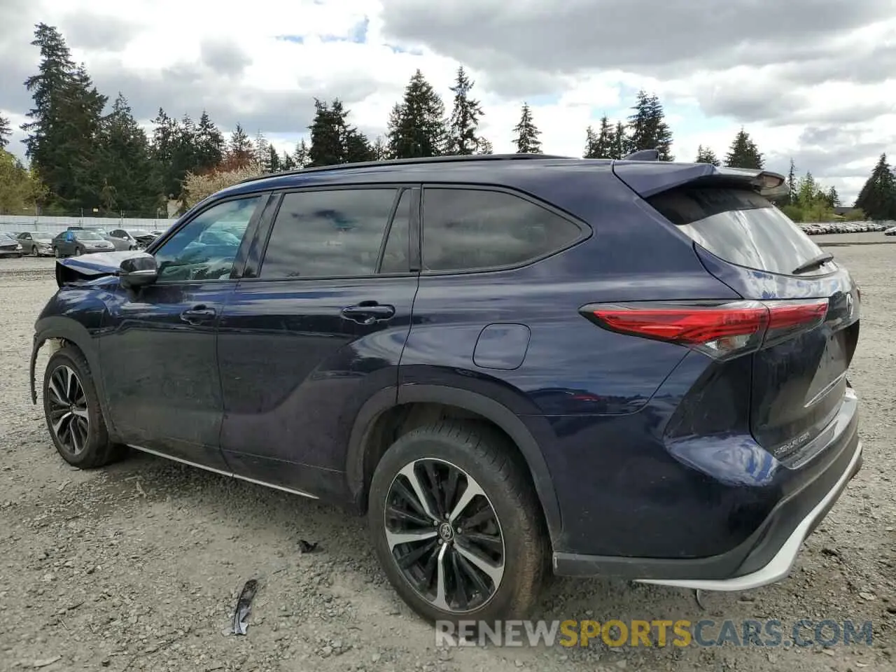 2 Photograph of a damaged car 5TDLZRBH4MS113995 TOYOTA HIGHLANDER 2021