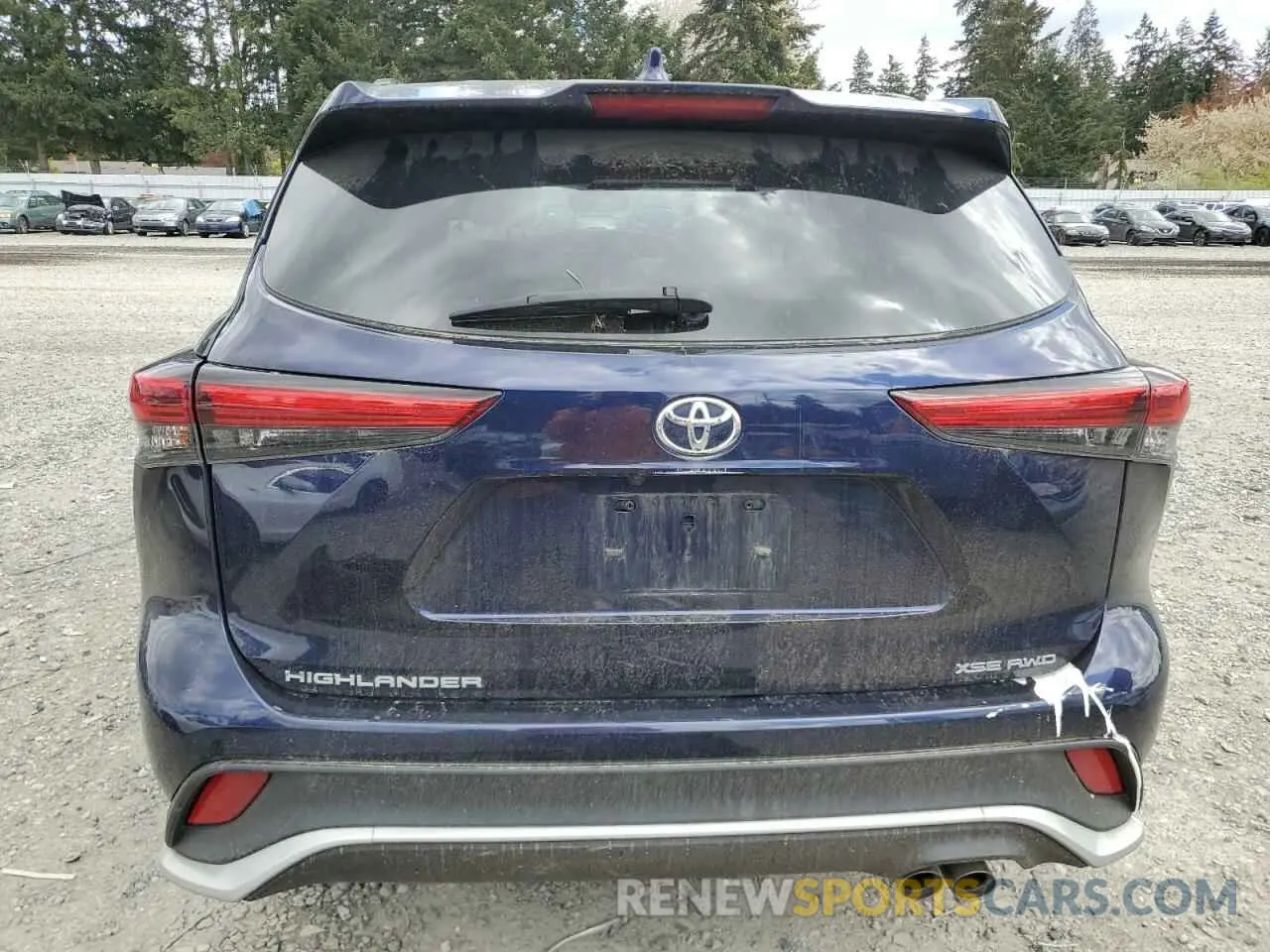 6 Photograph of a damaged car 5TDLZRBH4MS113995 TOYOTA HIGHLANDER 2021