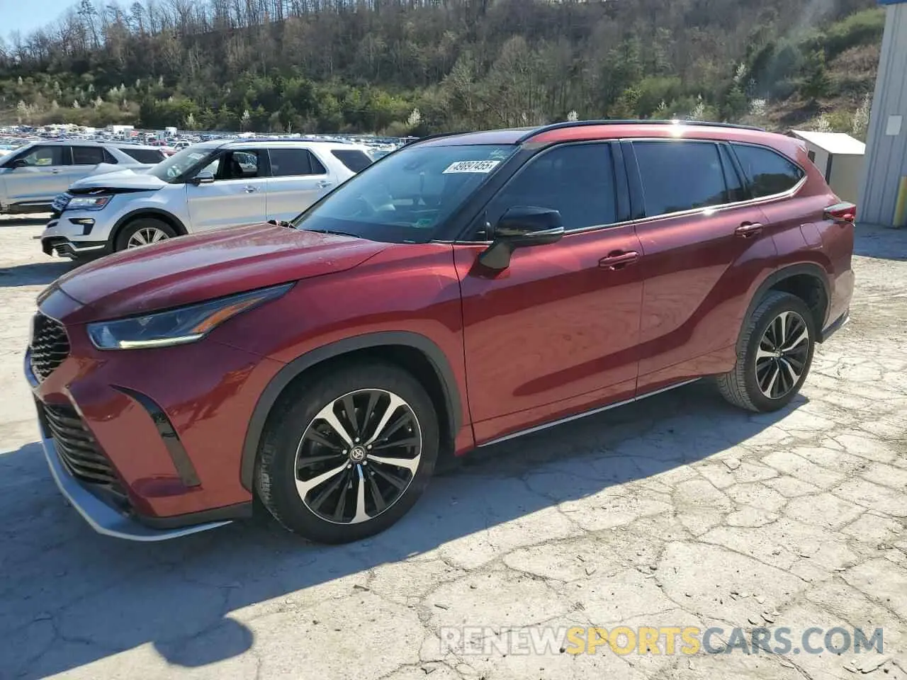 1 Photograph of a damaged car 5TDLZRBH6MS076478 TOYOTA HIGHLANDER 2021