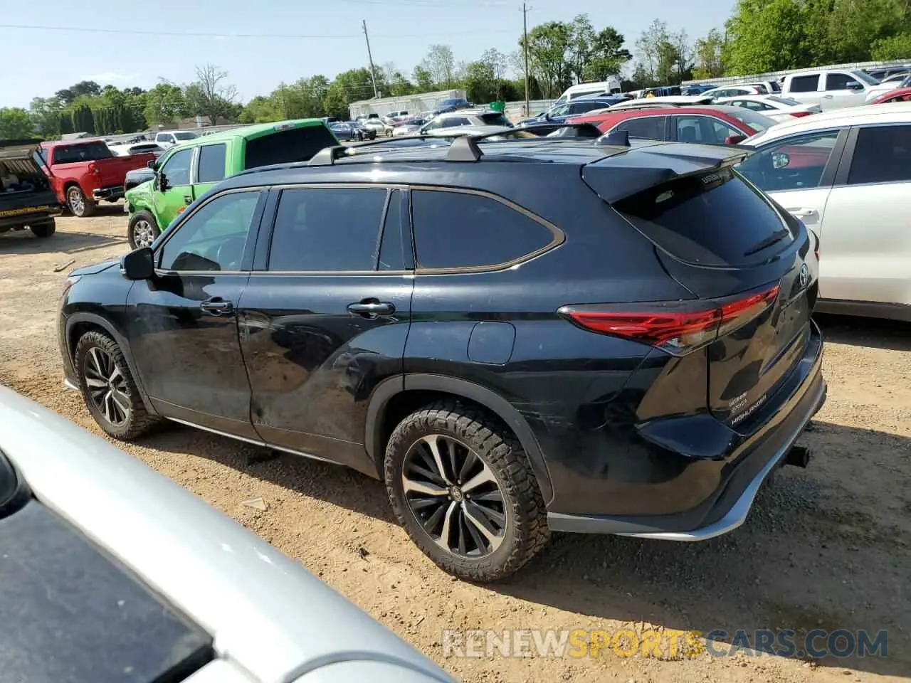 2 Photograph of a damaged car 5TDLZRBH7MS144710 TOYOTA HIGHLANDER 2021