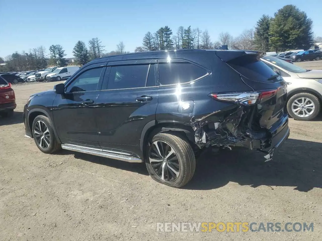 2 Photograph of a damaged car 5TDLZRBH9MS062204 TOYOTA HIGHLANDER 2021