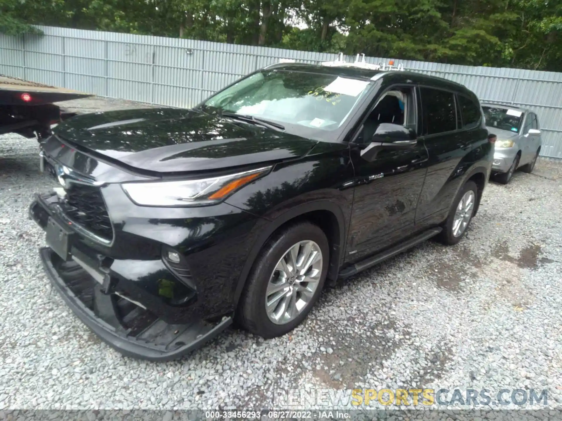 2 Photograph of a damaged car 5TDXBRCH0MS522659 TOYOTA HIGHLANDER 2021