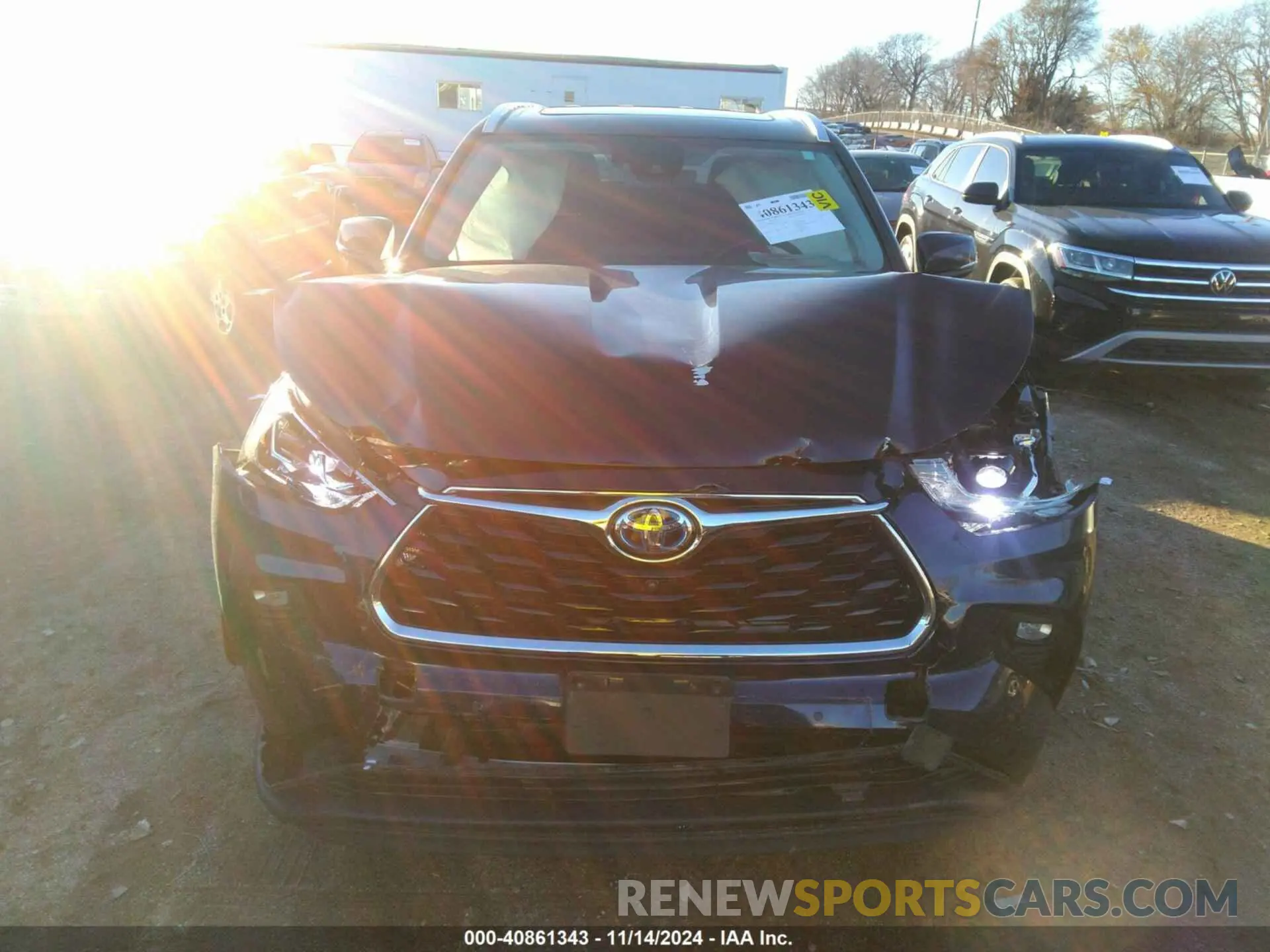 12 Photograph of a damaged car 5TDXBRCH0MS523357 TOYOTA HIGHLANDER 2021